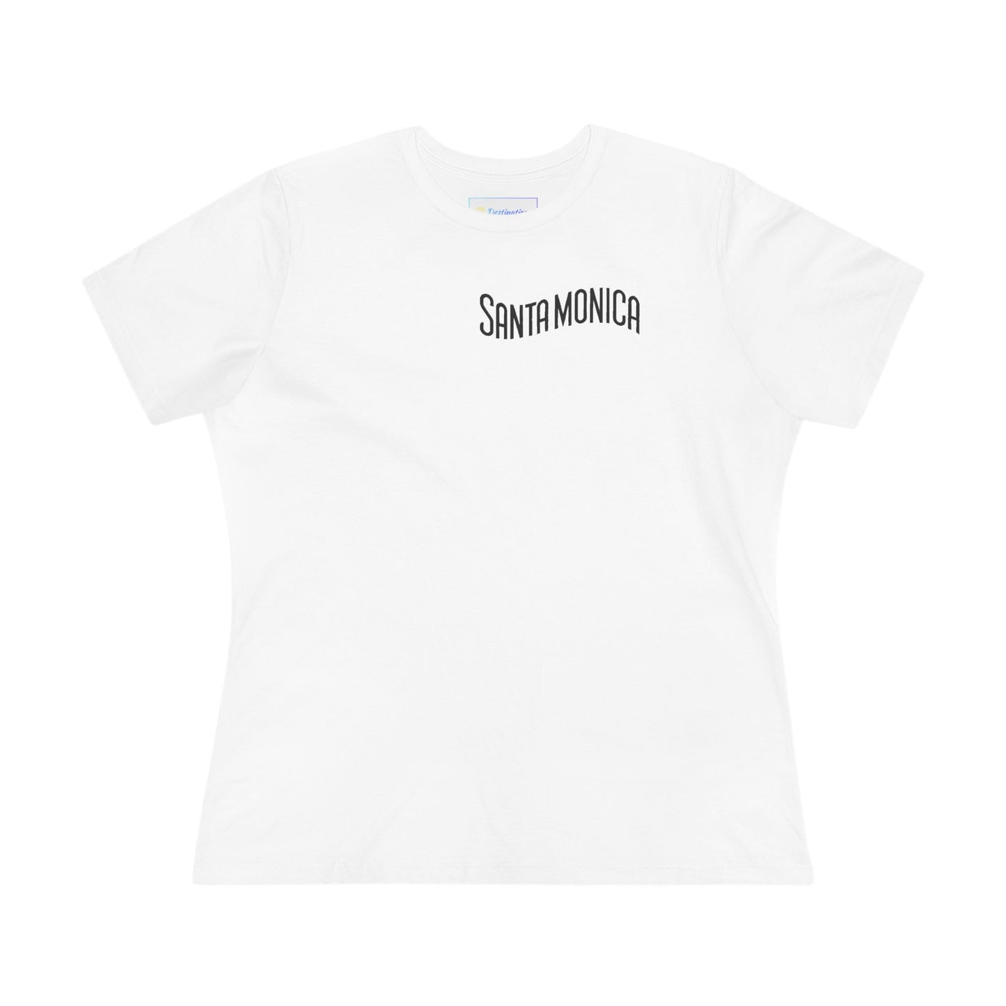 Vibrant Santa Monica Women's Cotton Tee