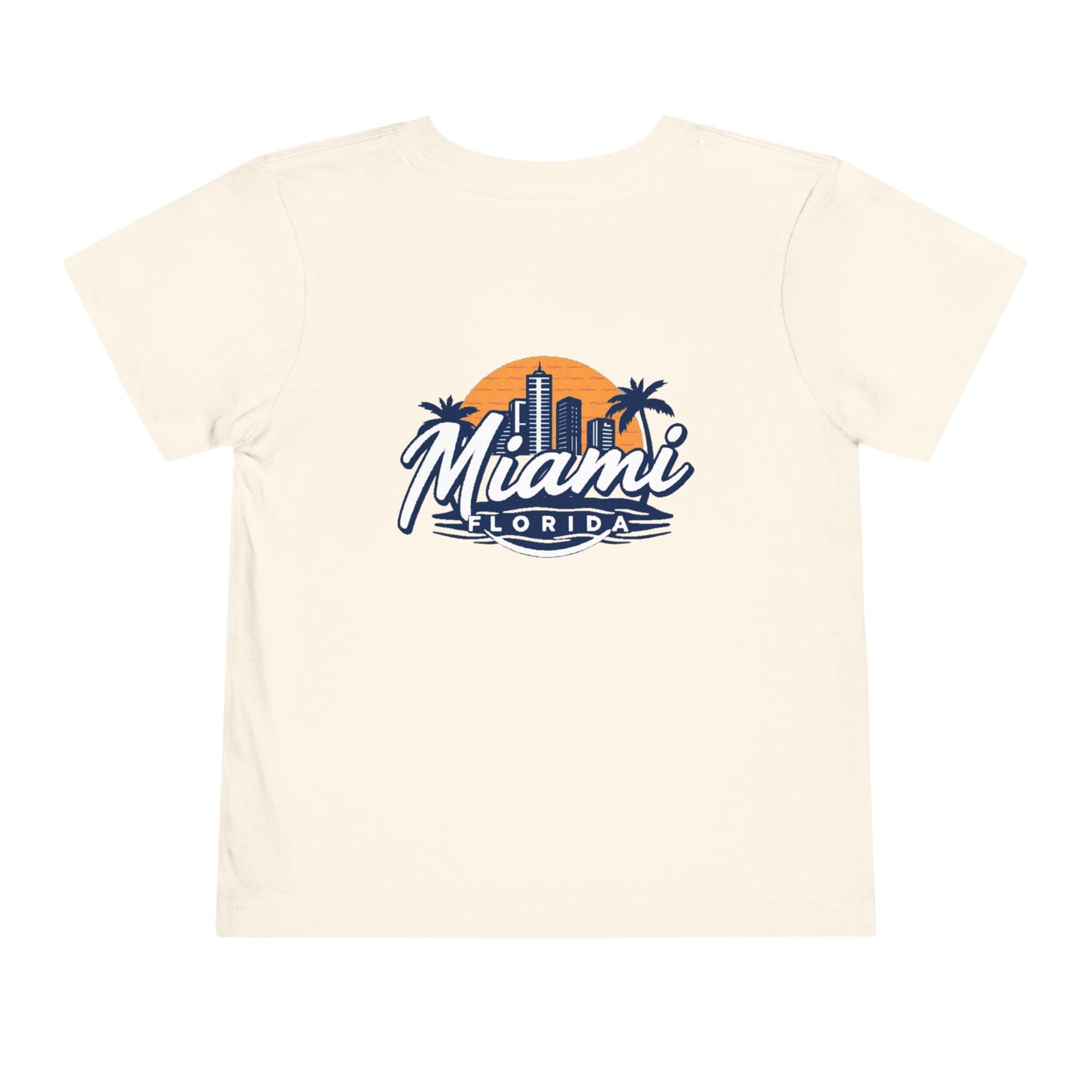 Retro Miami Unisex Toddler Short Sleeve Tee