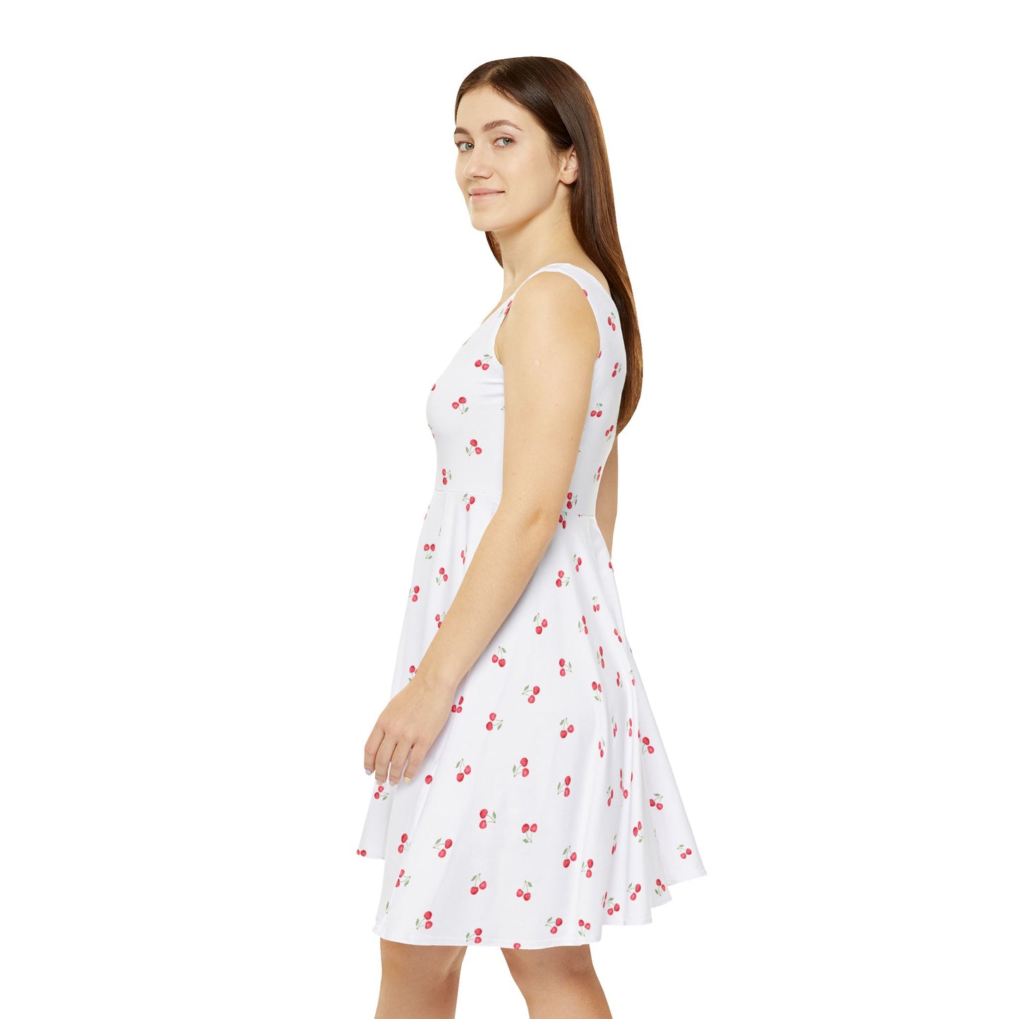 Cherry Print Skater Dress