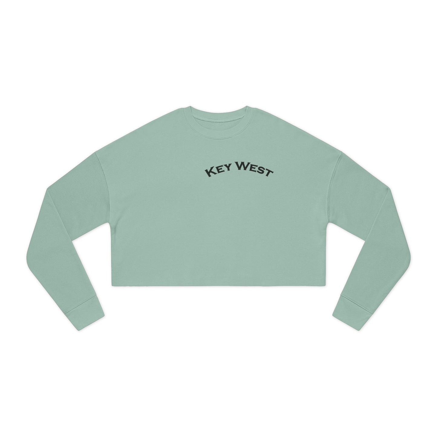 Vibrant Key West Women's Cropped Sweatshirt