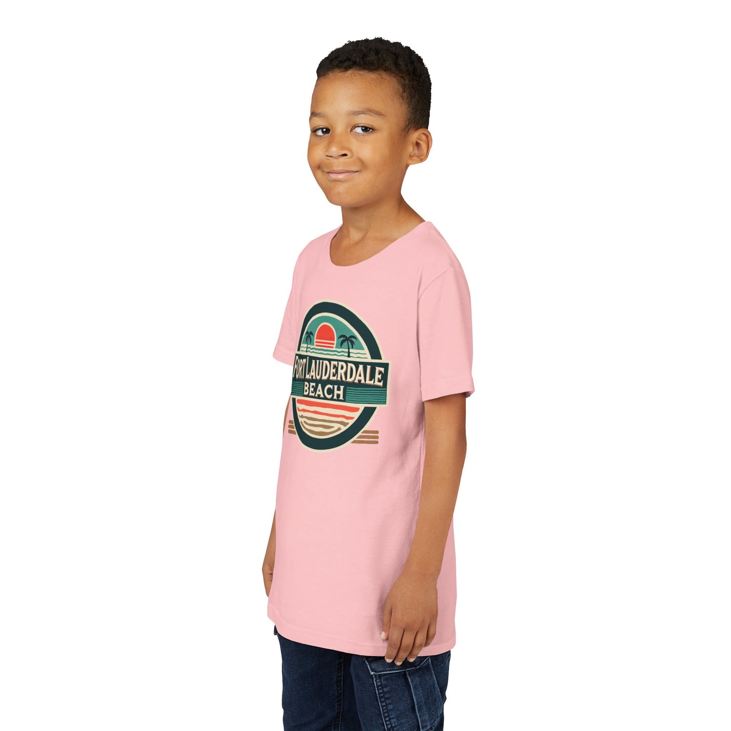 Vintage Fort Lauderdale Unisex Youth Short Sleeve Tee