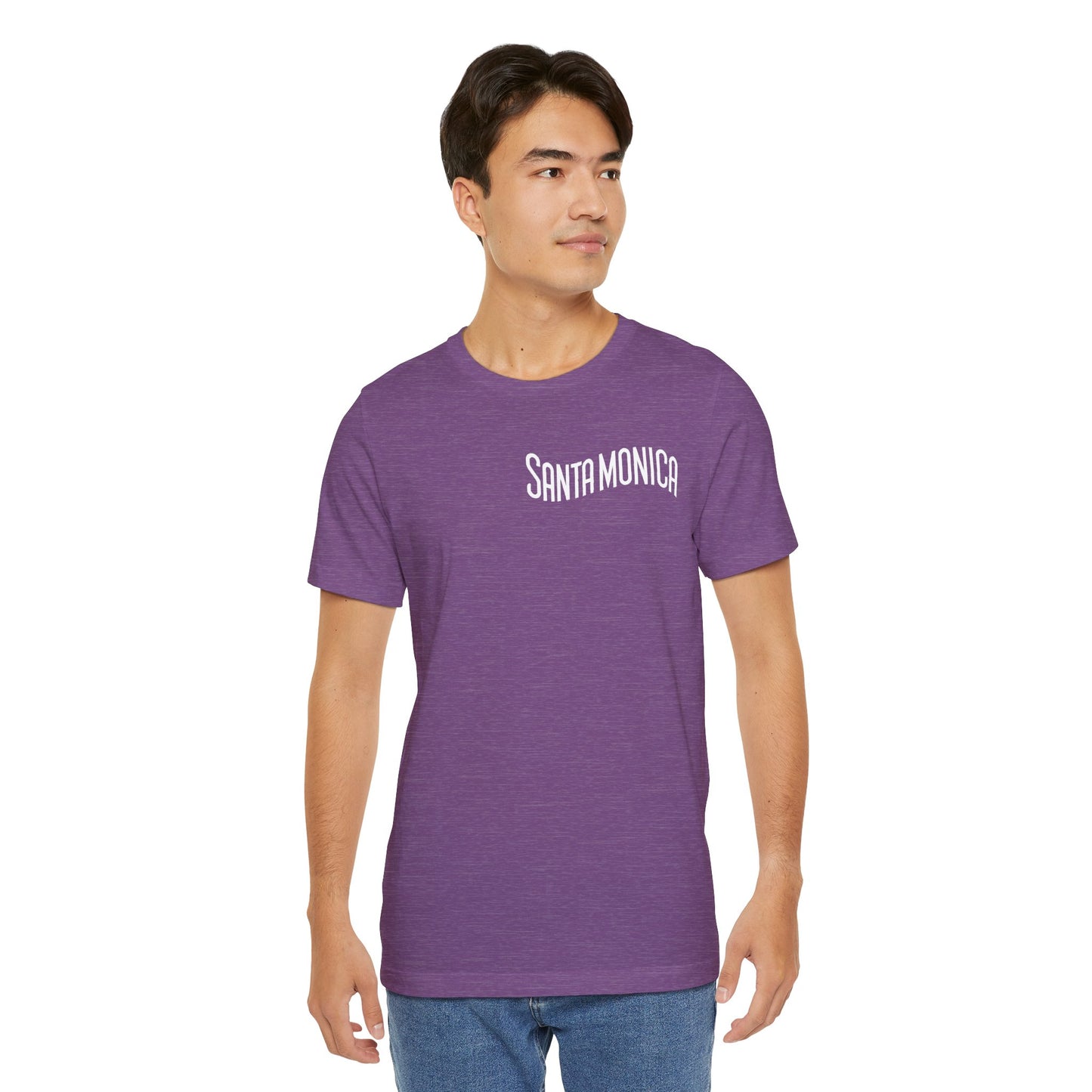 Vibrant Santa Monica Unisex Jersey Short Sleeve Tee