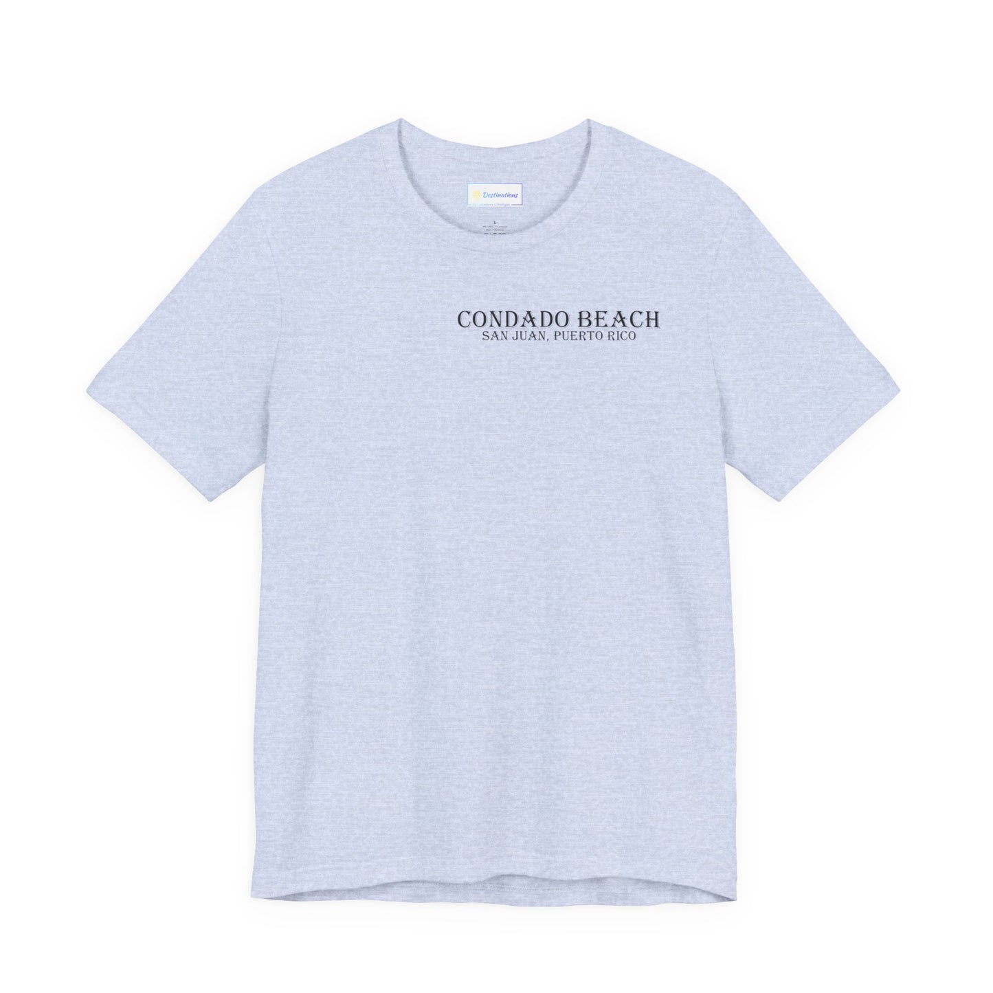 Coastal Vibes Condado Beach Unisex Jersey Short Sleeve Tee