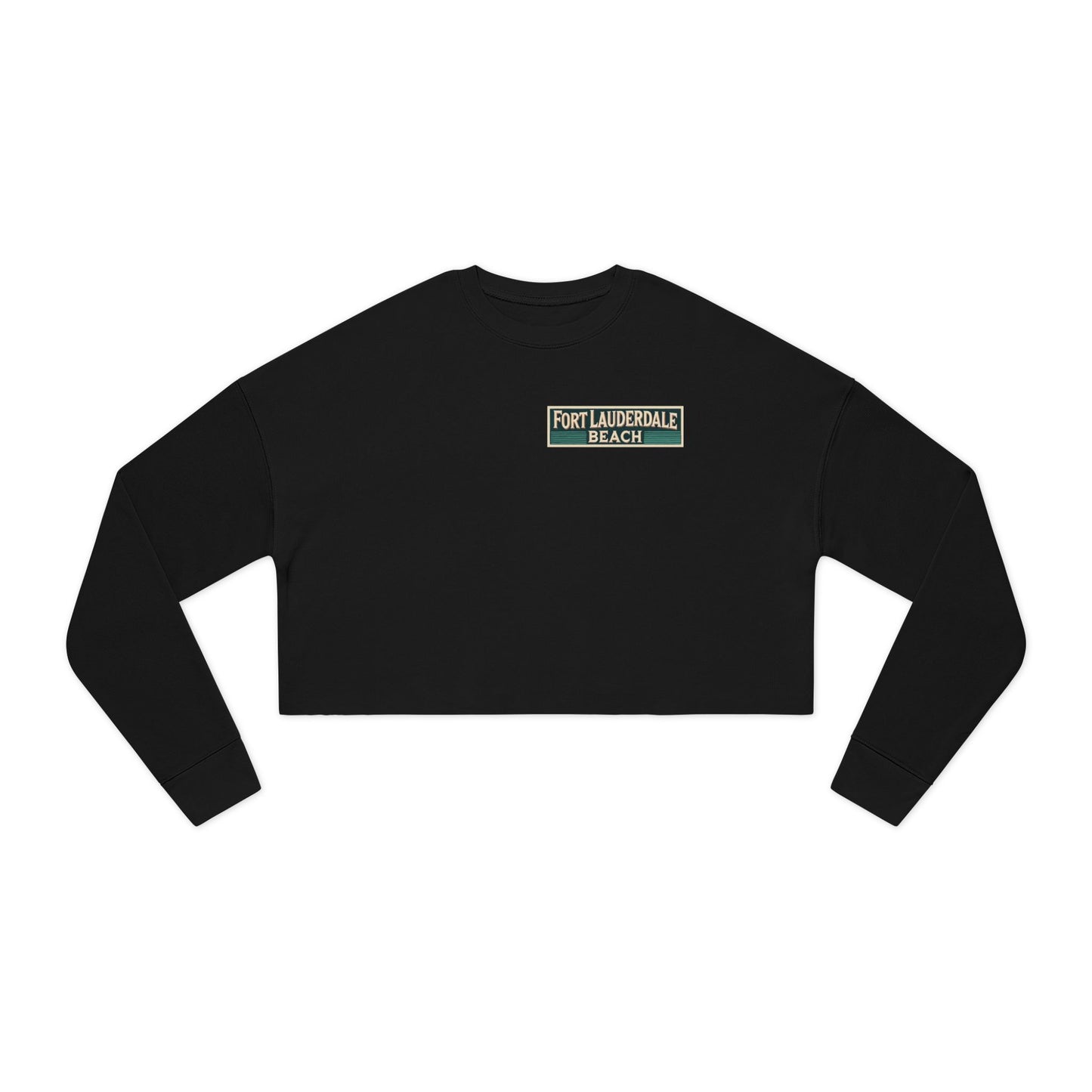 Vintage Fort Lauderdale Women's Cropped Sweatshirt