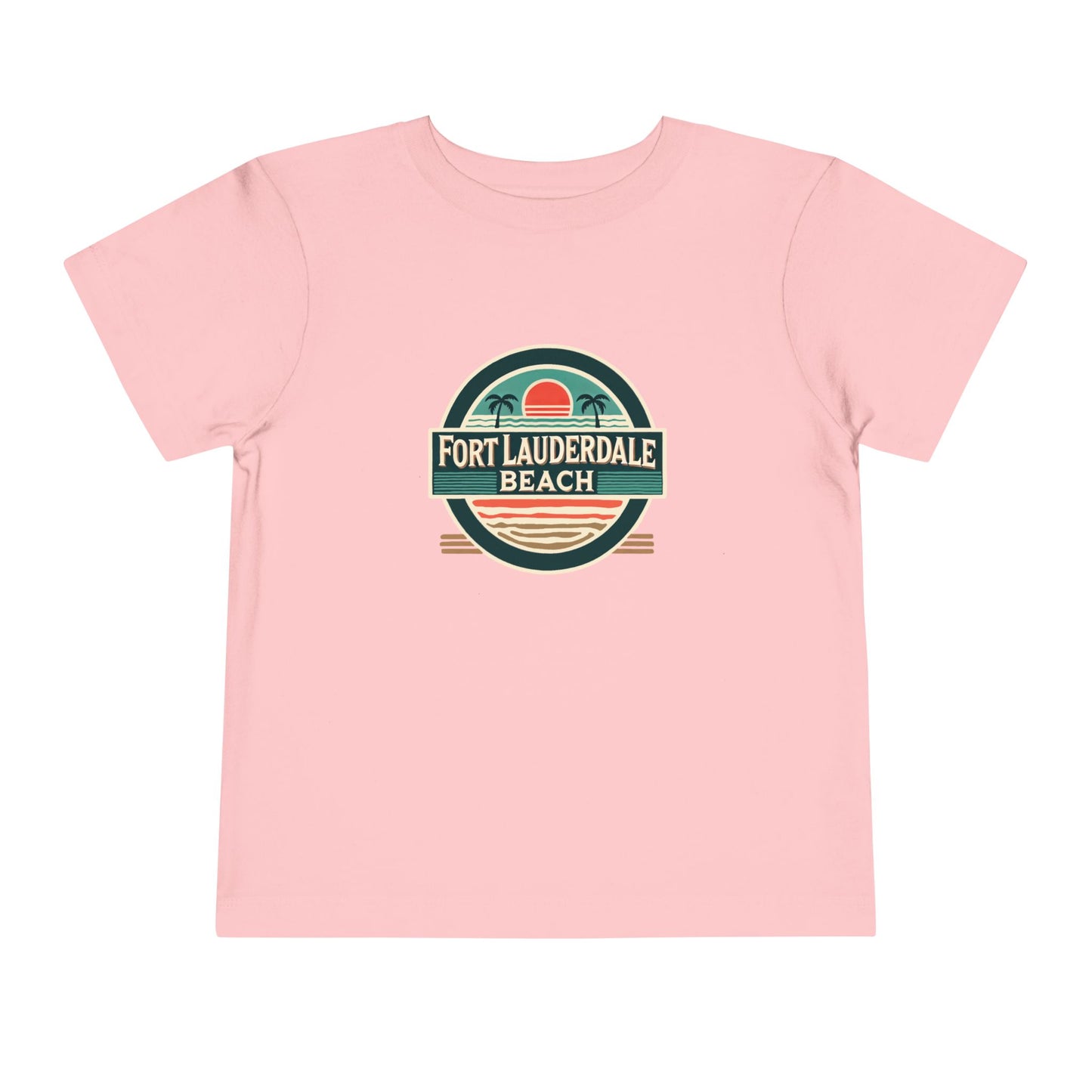 Vintage Fort Lauderdale Unisex Toddler Short Sleeve Tee