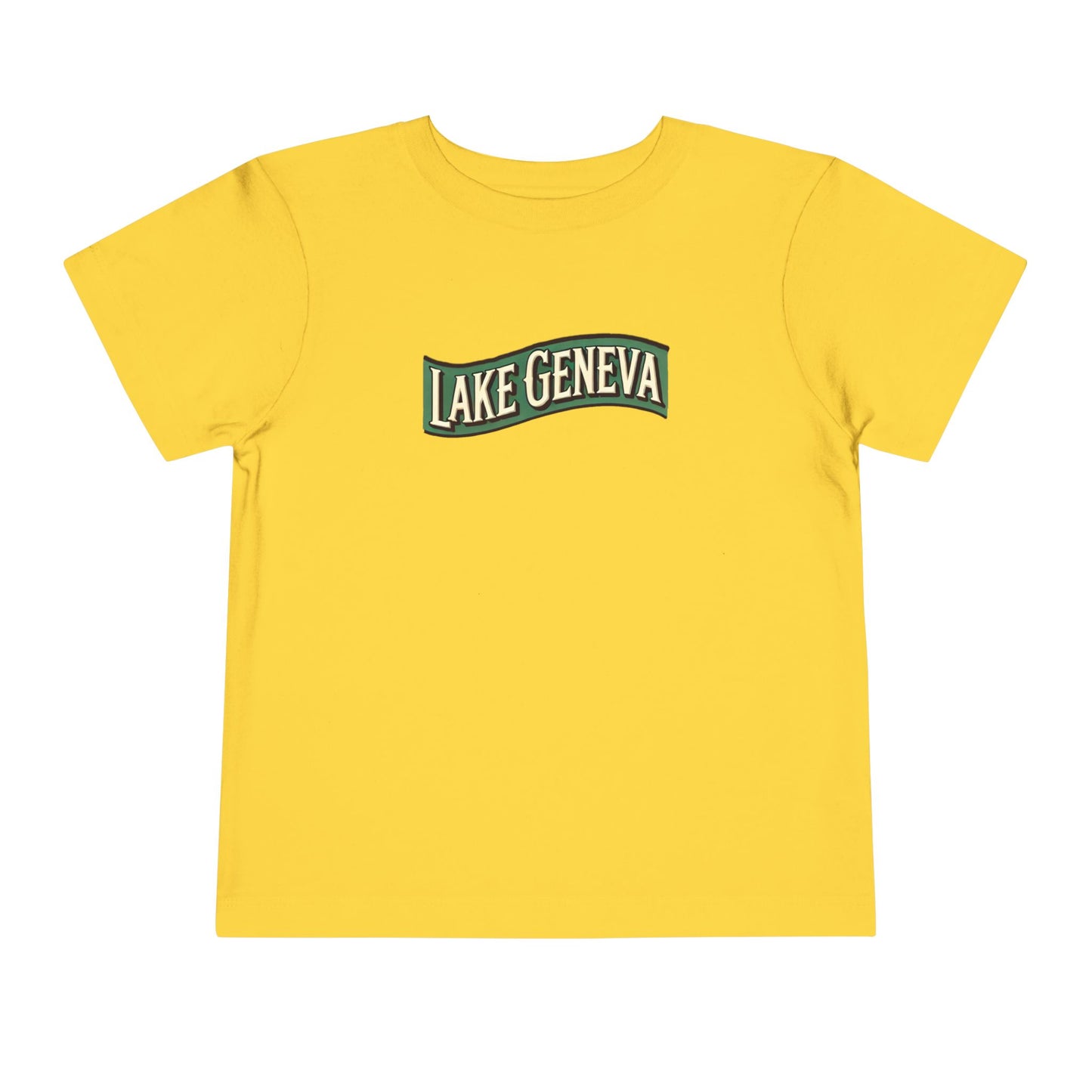Retro Lake Geneva Unisex Toddler Short Sleeve Tee