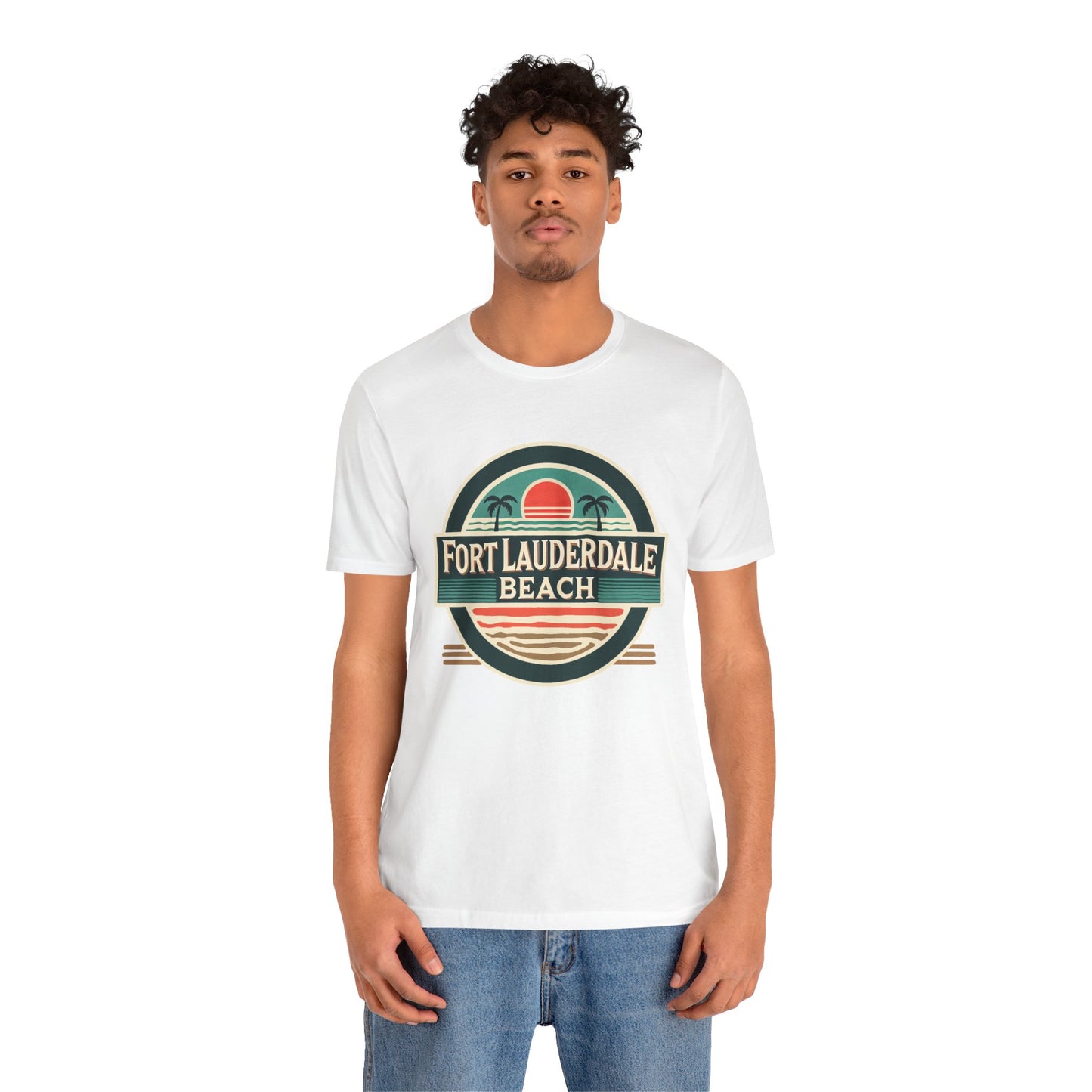 Vintage Fort Lauderdale Unisex Jersey Short Sleeve Tee