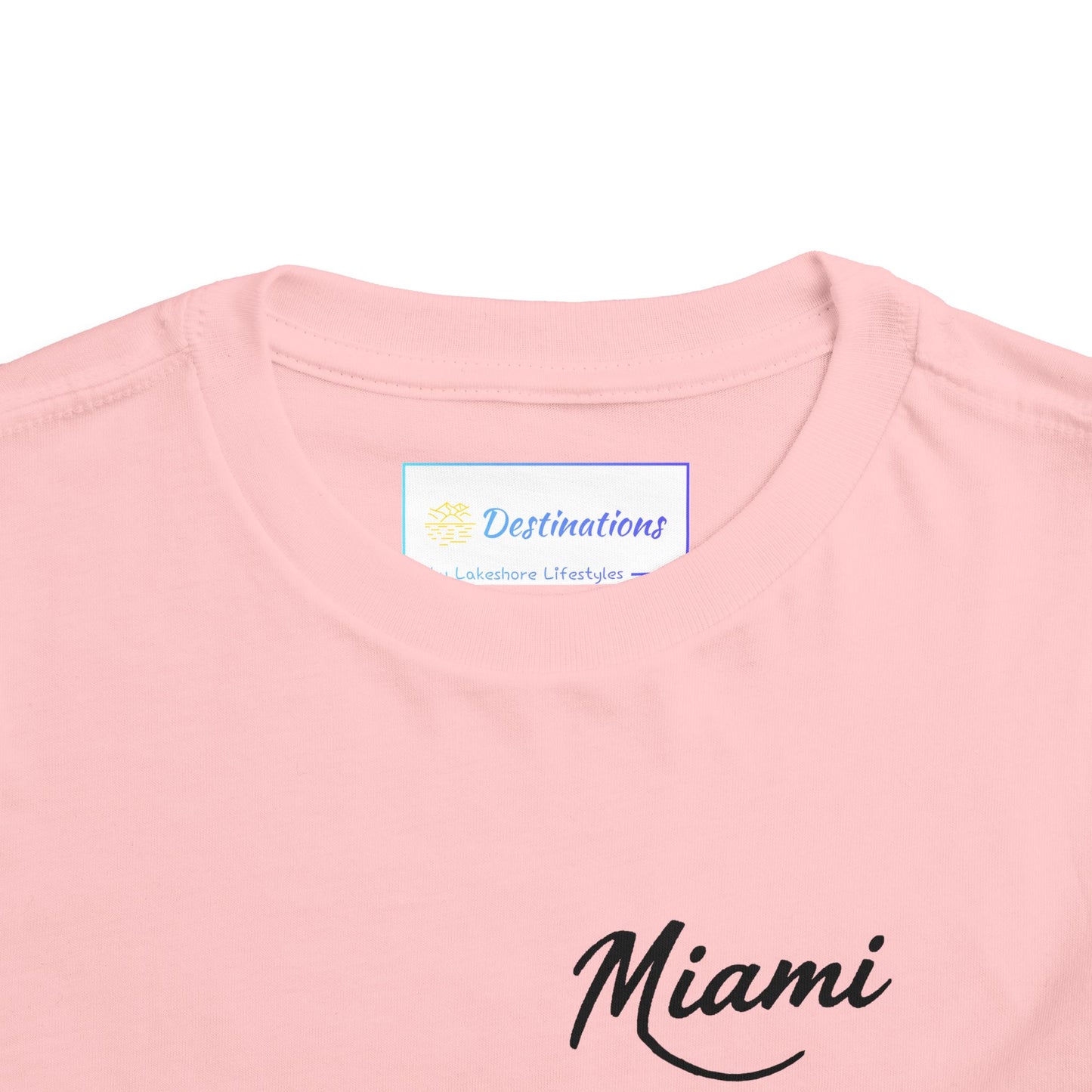 Retro Miami Unisex Toddler Short Sleeve Tee