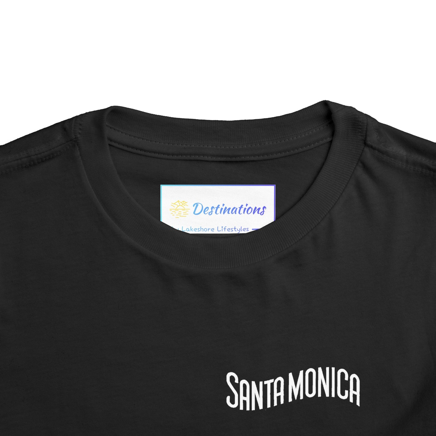 Vibrant Santa Monica Unisex Toddler Short Sleeve Tee