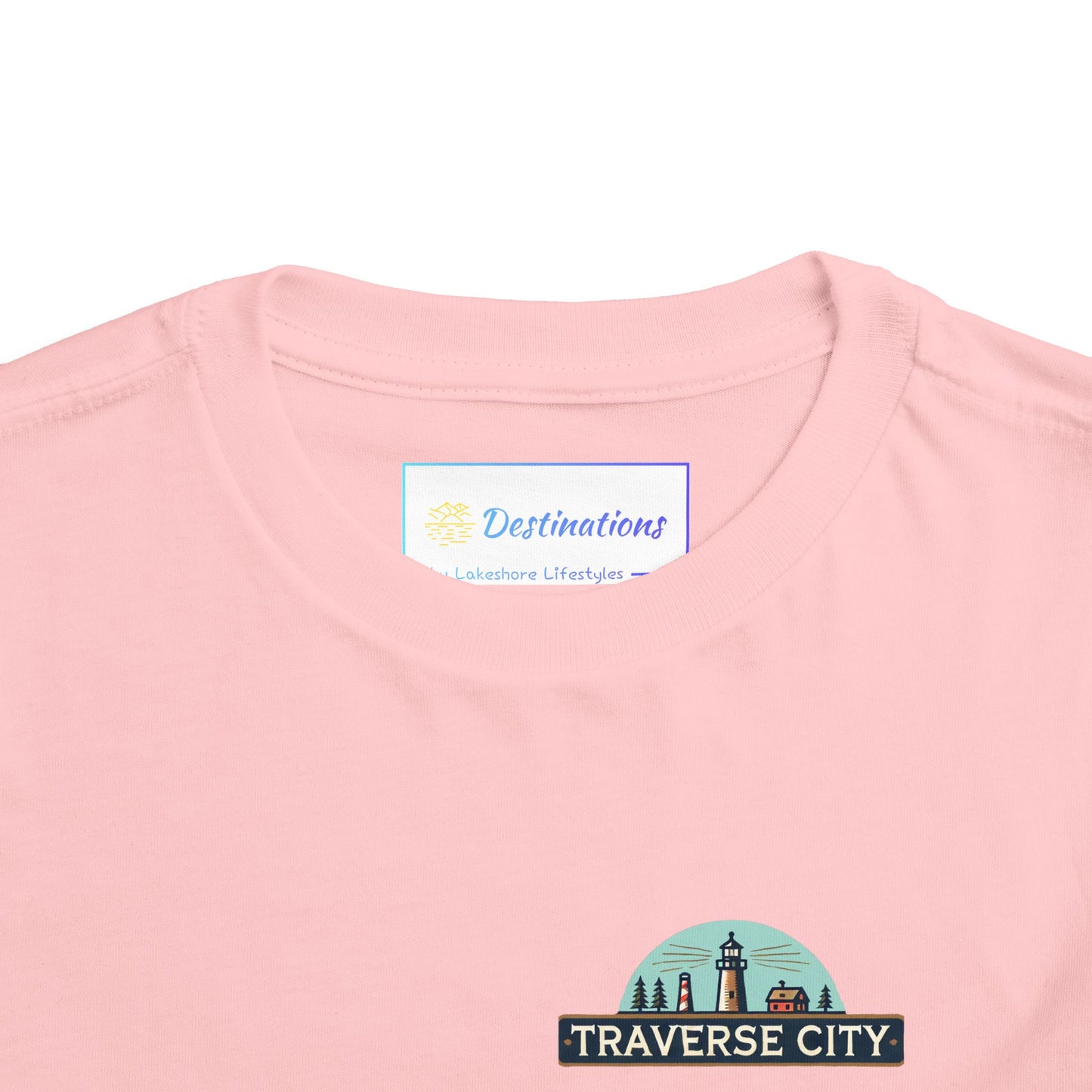 Vintage Traverse City Unisex Toddler Short Sleeve Tee