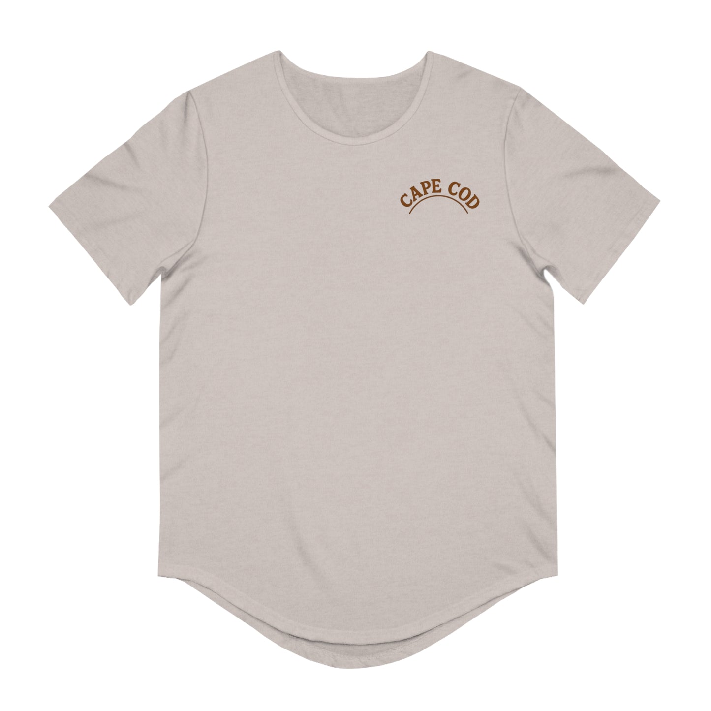 Rustic Cape Cod Men's Jersey Curved Hem Tee