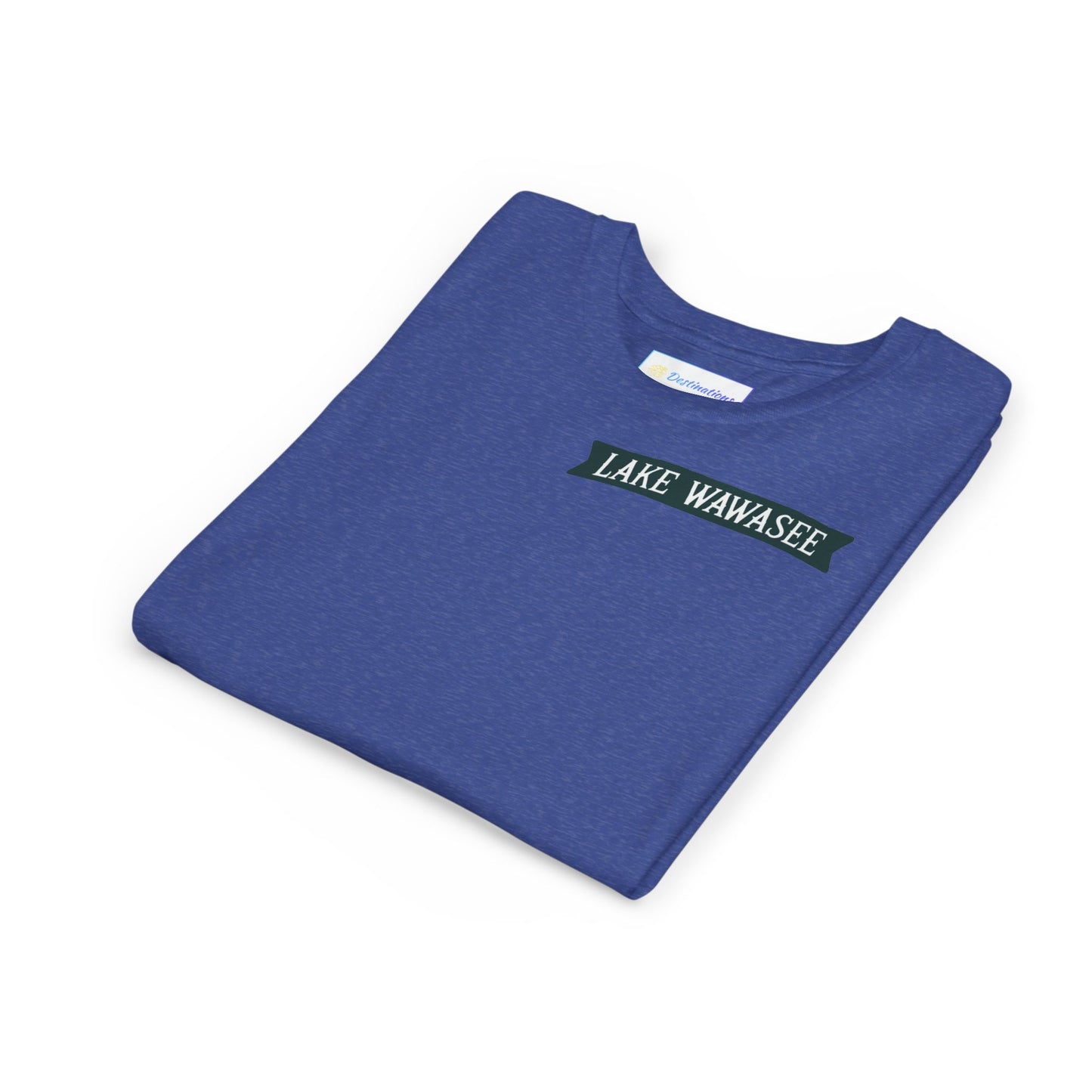 Vintage Lake Wawasee Unisex Youth Short Sleeve Tee