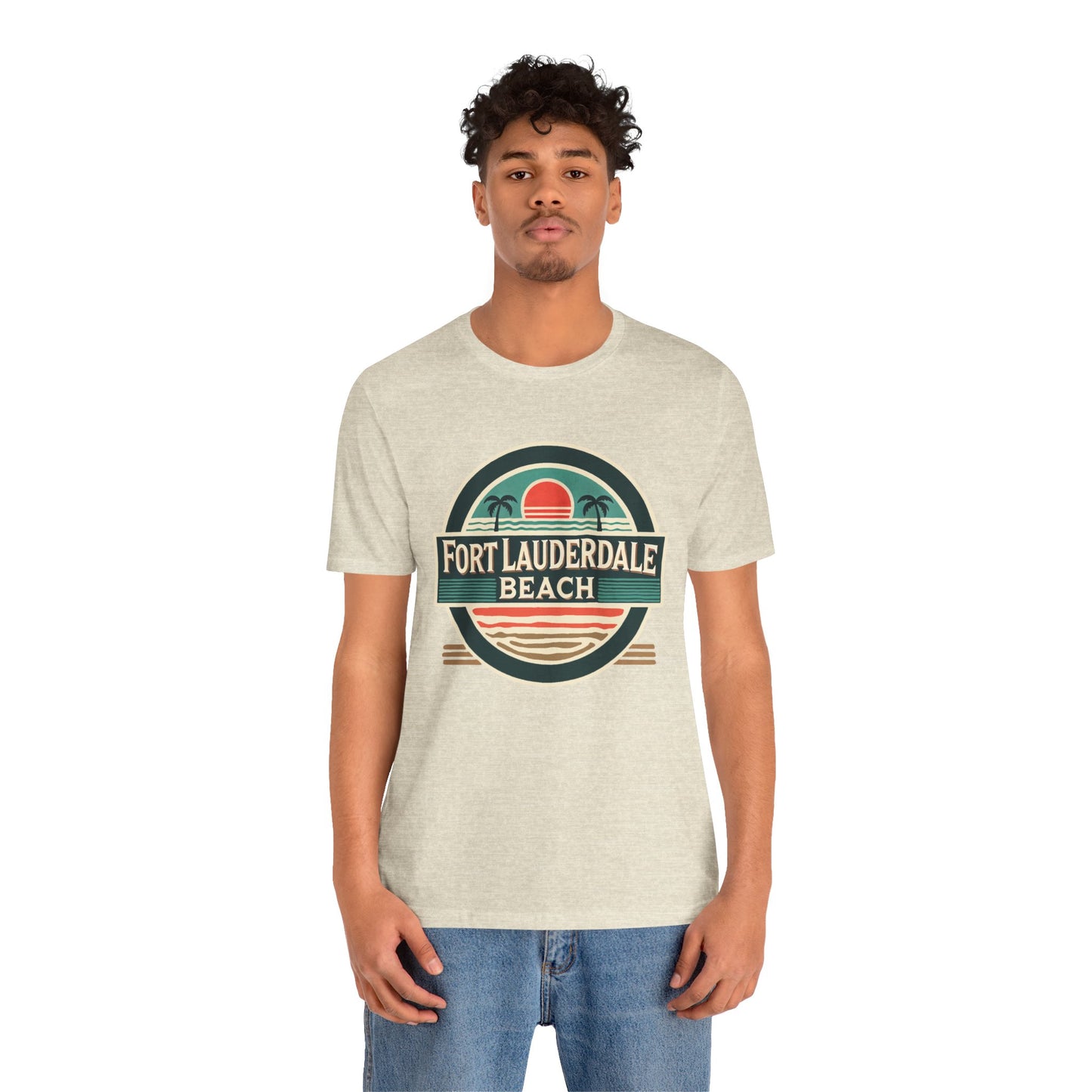 Vintage Fort Lauderdale Unisex Jersey Short Sleeve Tee