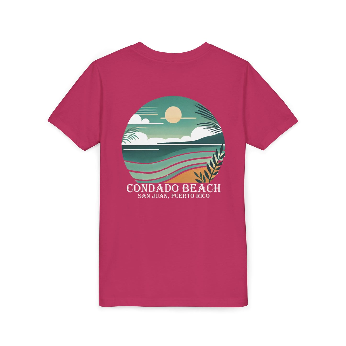 Coastal Vibes Condado Beach Unisex Youth Short Sleeve Tee
