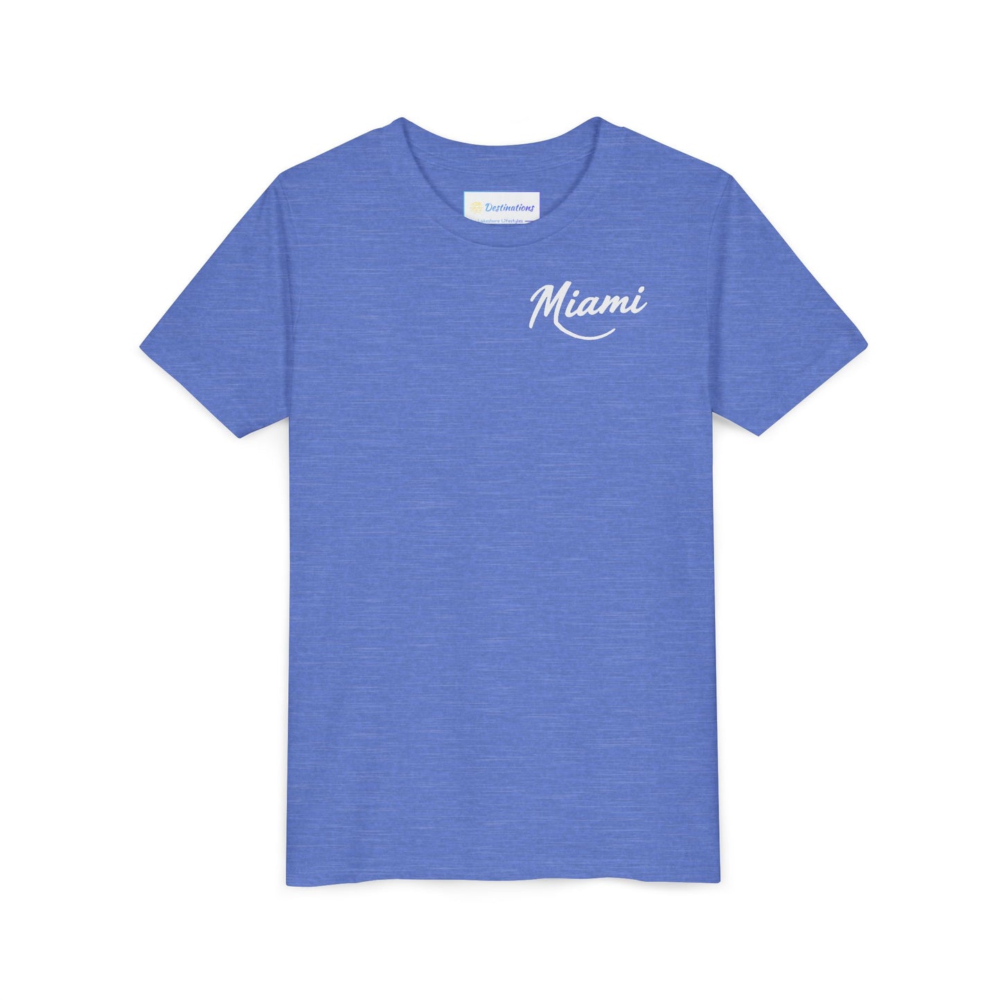 Retro Miami Unisex Youth Short Sleeve Tee