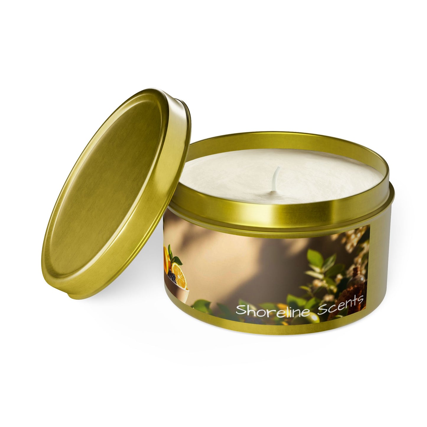 Spa Retreat Scented Rustic Tin Candle