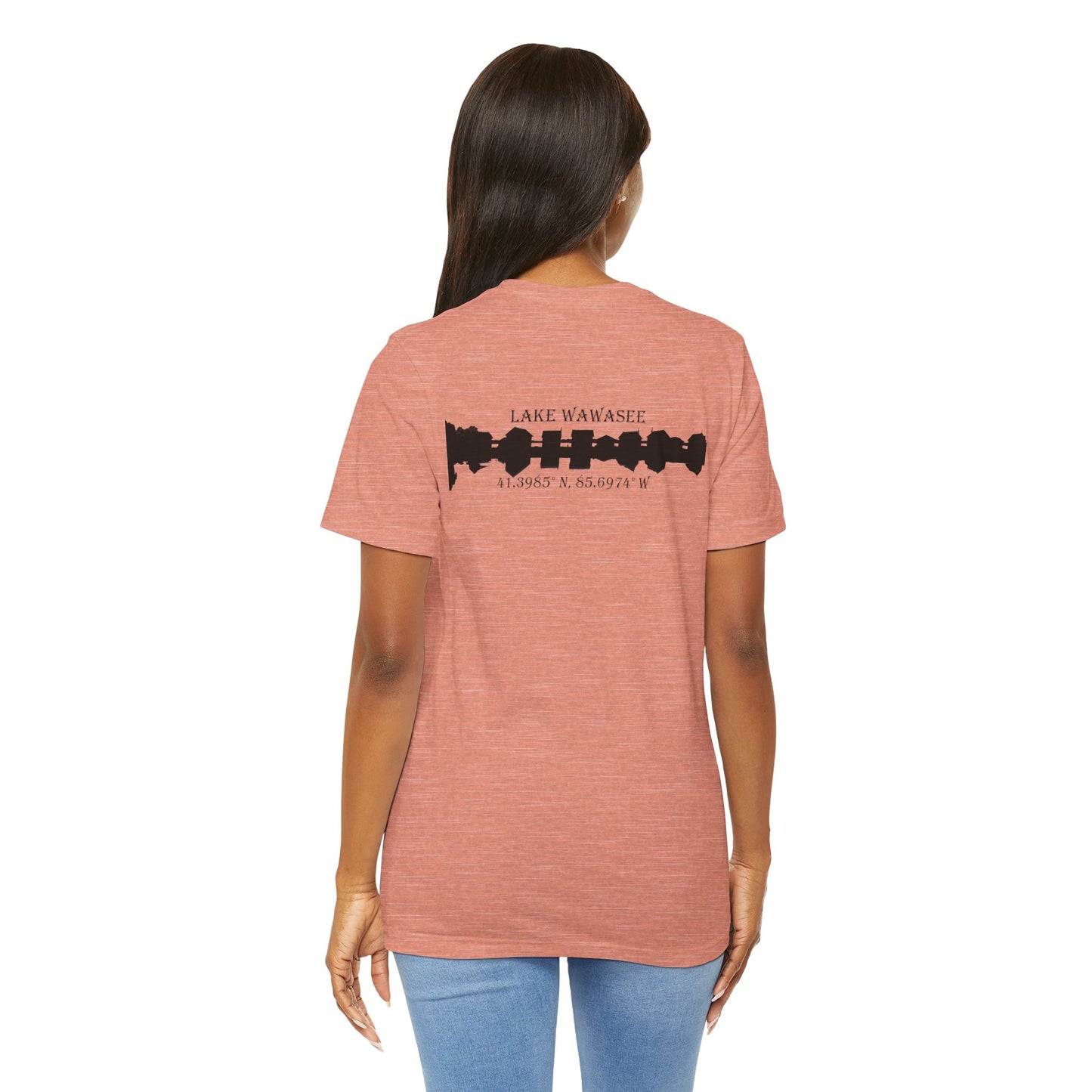 Latitudes Lake Wawasee Unisex Jersey Short Sleeve Tee
