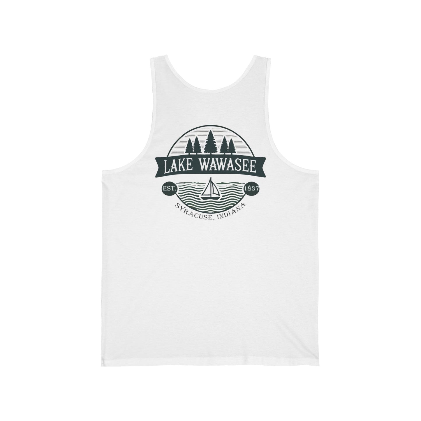 Vintage Lake Wawasee Unisex Jersey Tank