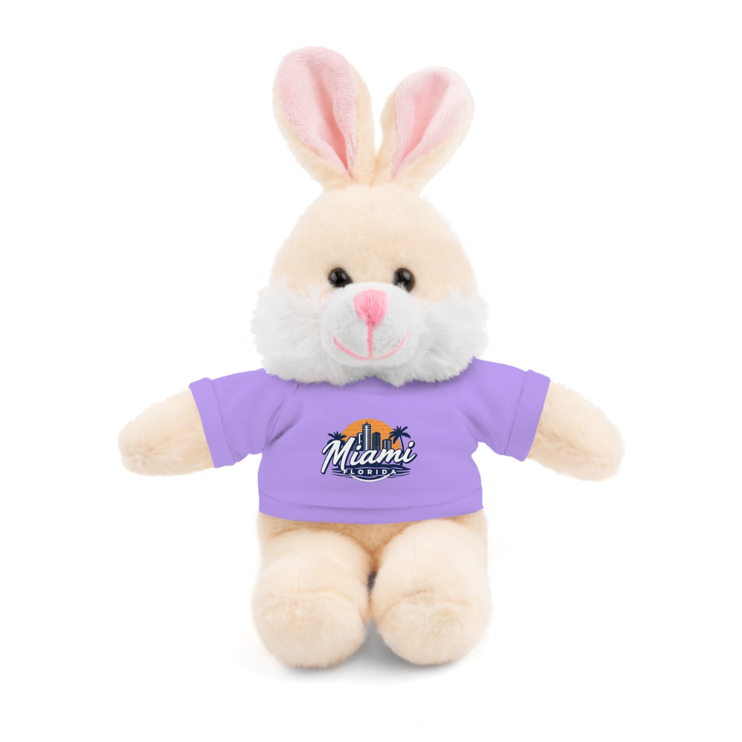 Retro Miami Stuffed Animals with Tee