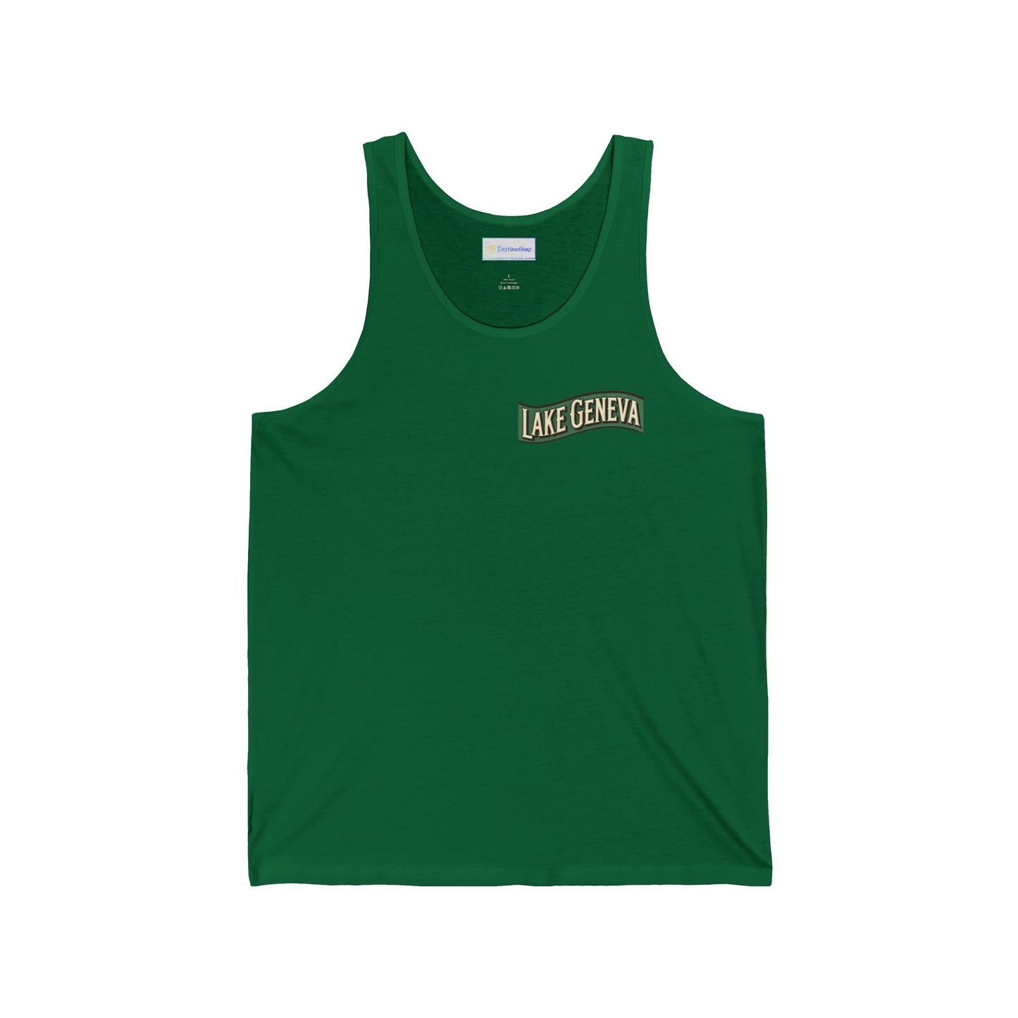 Retro Lake Geneva Unisex Jersey Tank
