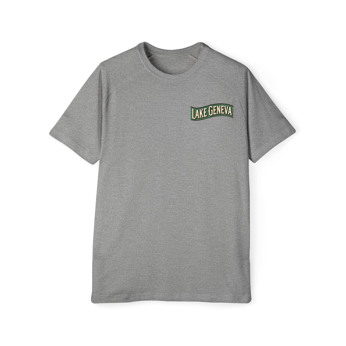 Retro Lake Geneva Men's Raglan T-Shirt