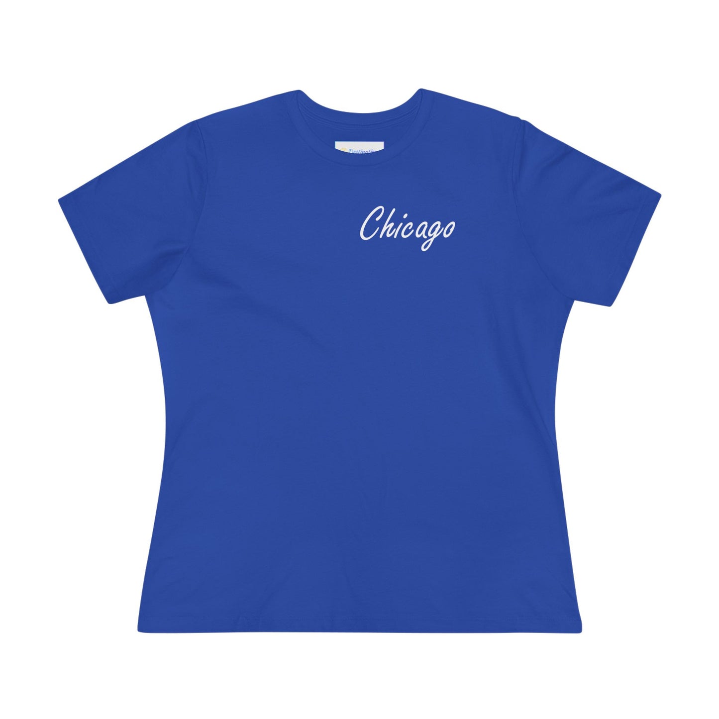Elegant Chicago Skyline Women's Cotton Tee