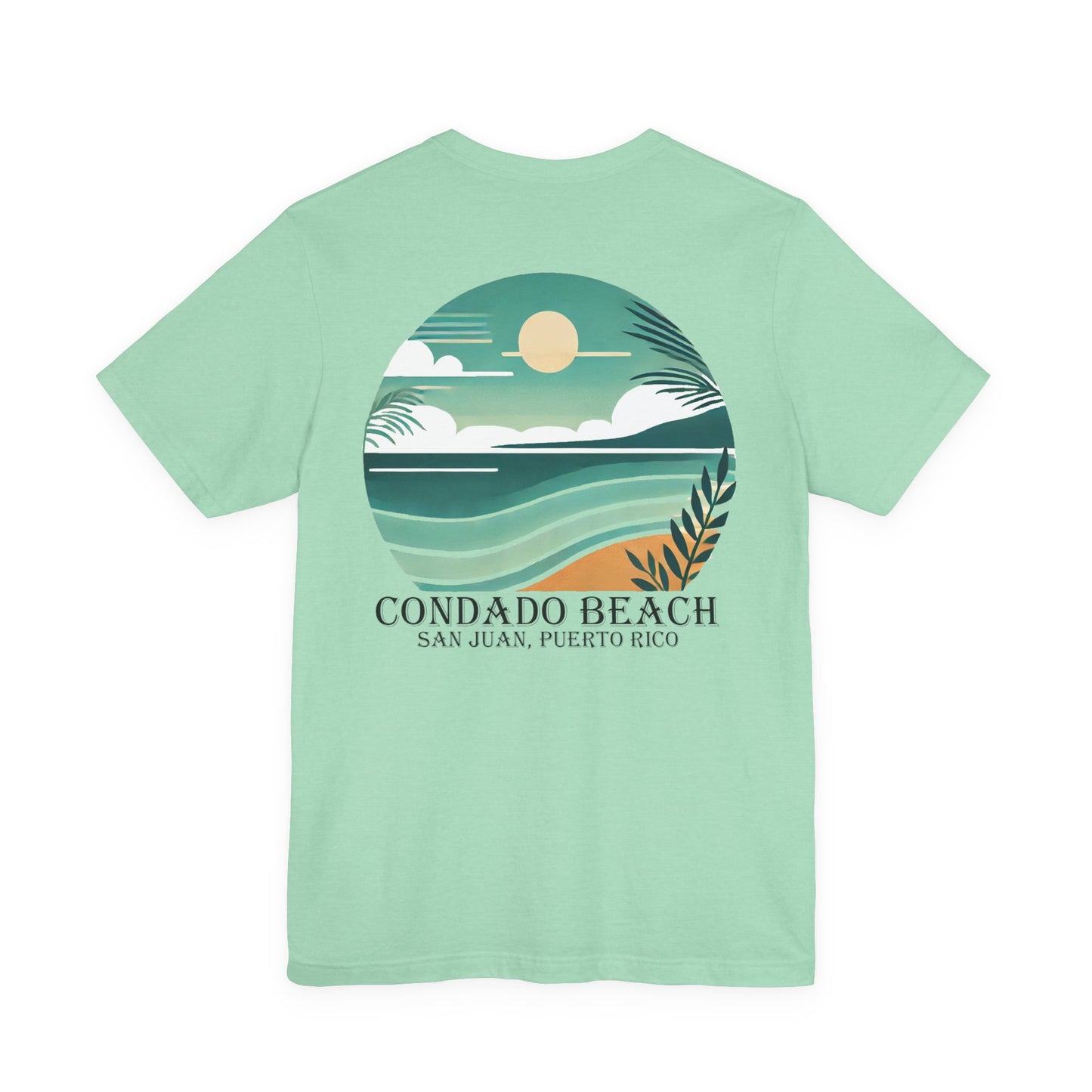 Coastal Vibes Condado Beach Unisex Jersey Short Sleeve Tee