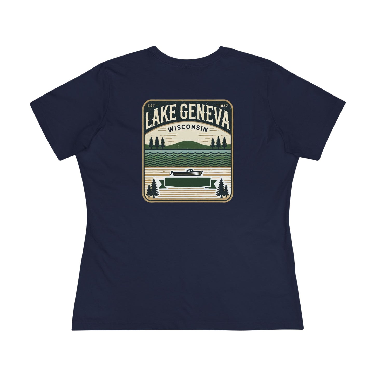 Vintage Lake Geneva Women's Cotton Tee