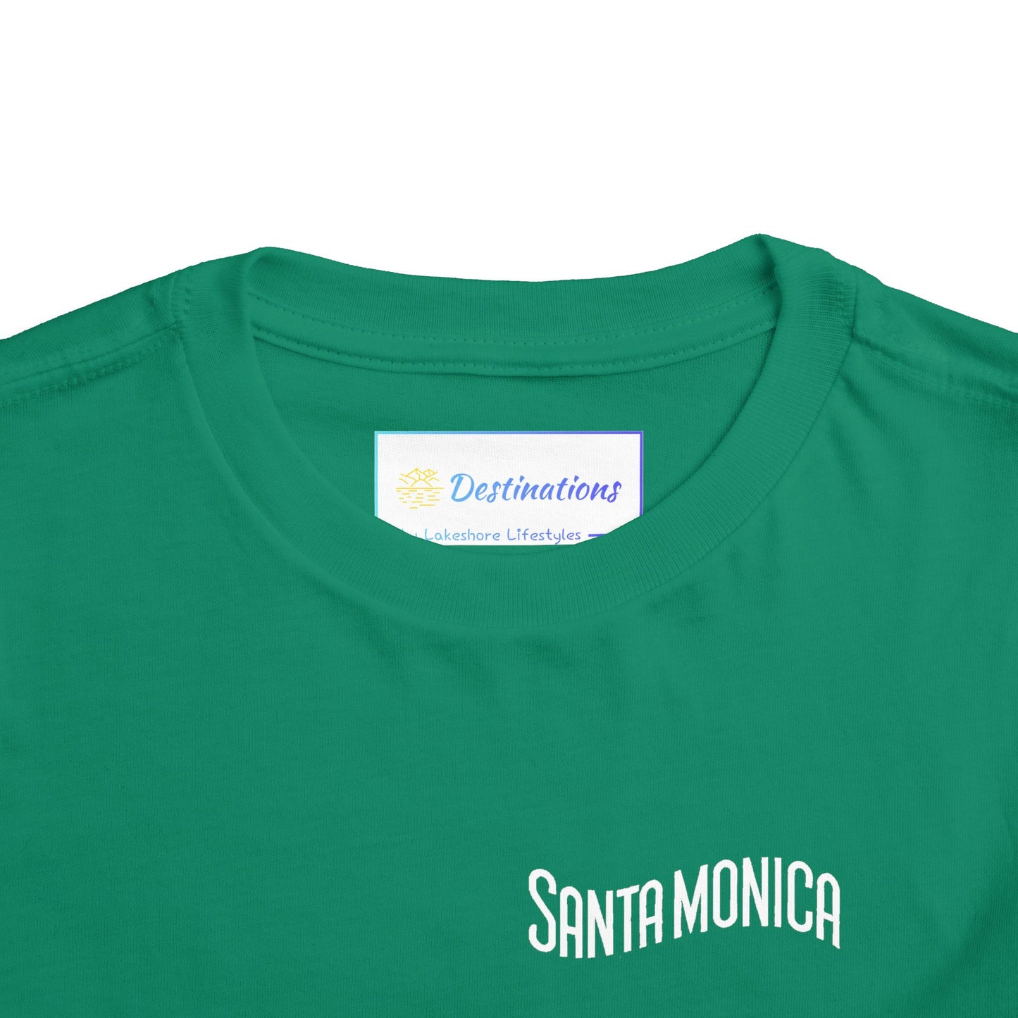 Vibrant Santa Monica Unisex Toddler Short Sleeve Tee