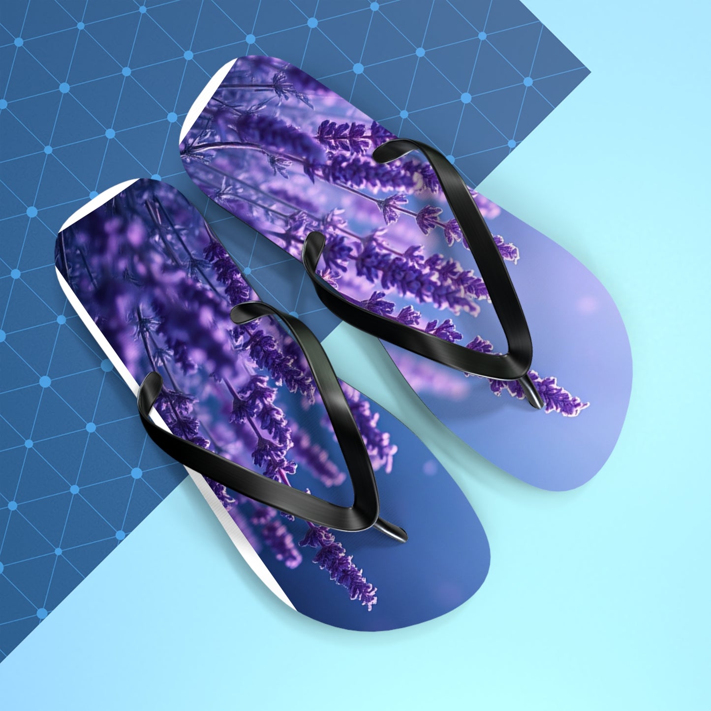 Lavender Flip Flops
