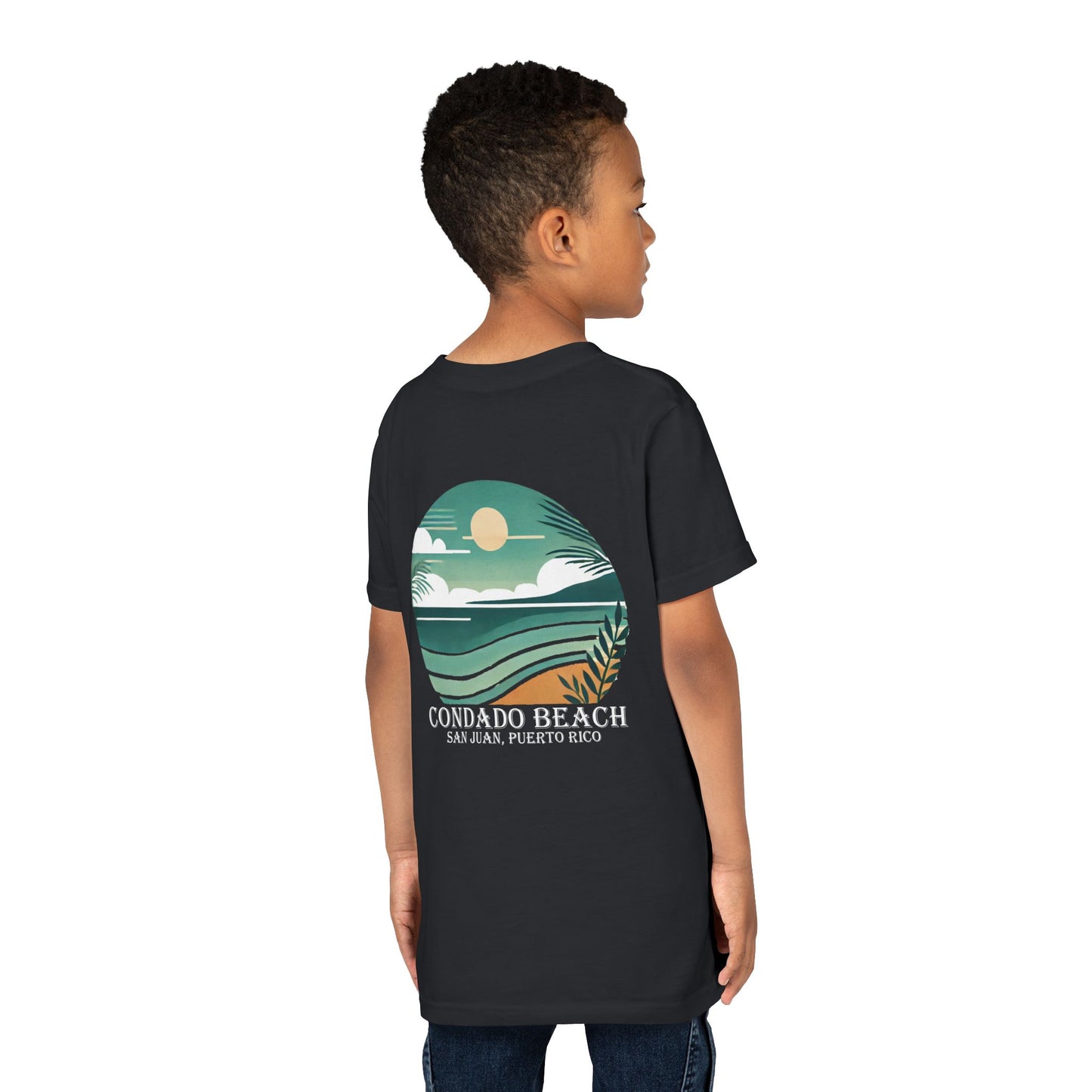 Coastal Vibes Condado Beach Unisex Youth Short Sleeve Tee