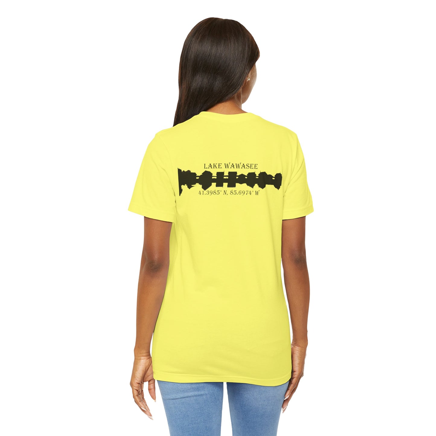 Latitudes Lake Wawasee Unisex Jersey Short Sleeve Tee