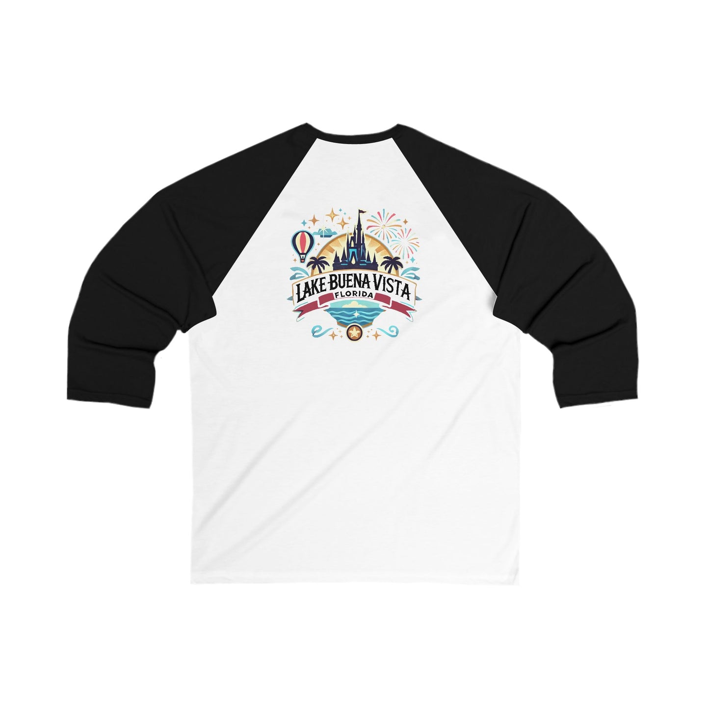 Adventurous Lake Buena Vista Men's 3/4 Sleeve Baseball Tee