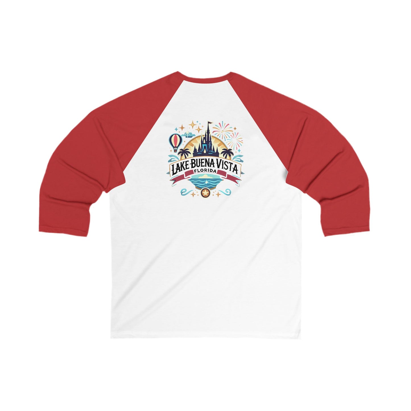 Adventurous Lake Buena Vista Men's 3/4 Sleeve Baseball Tee