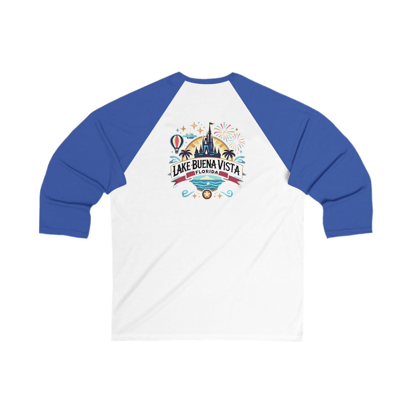Adventurous Lake Buena Vista Men's 3/4 Sleeve Baseball Tee