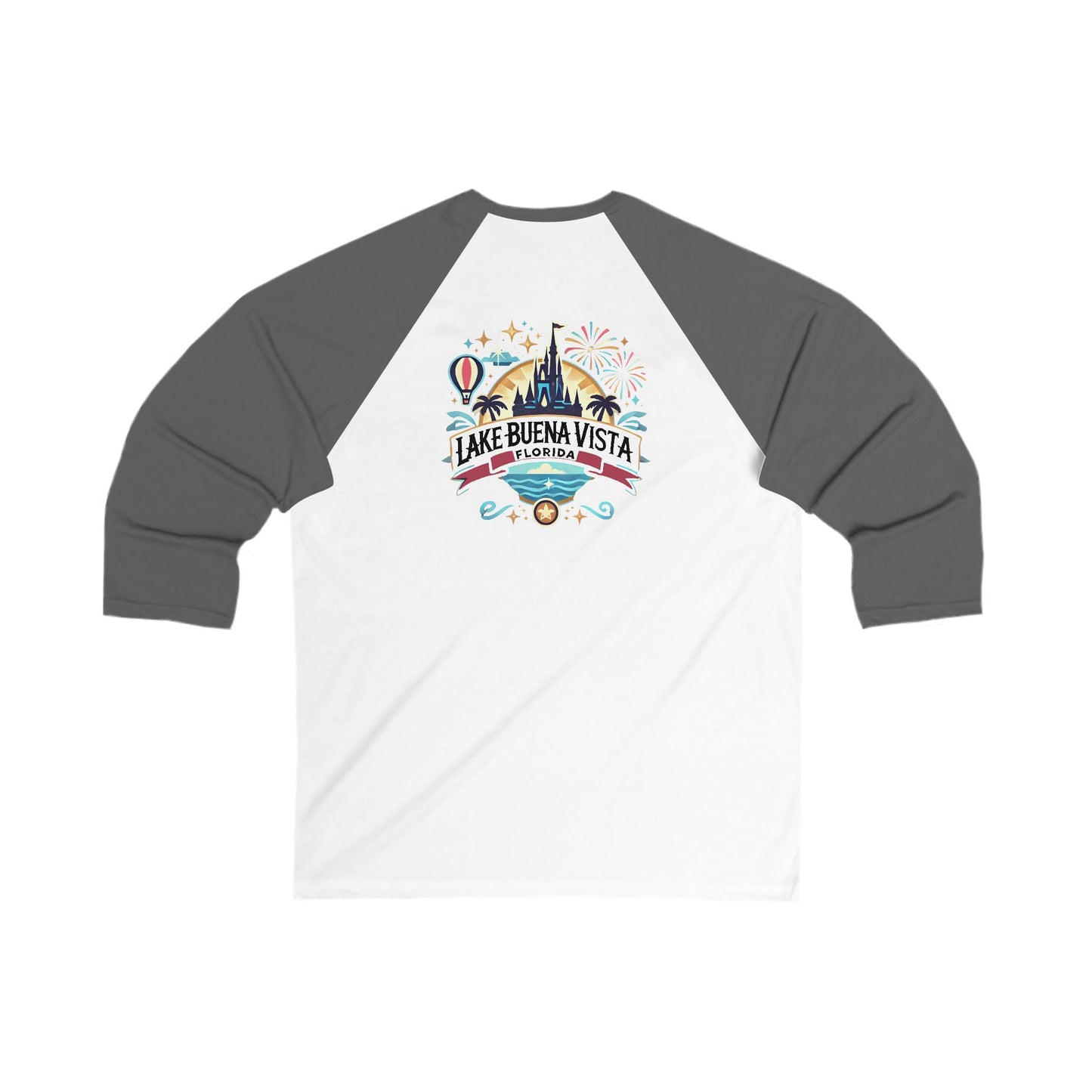 Adventurous Lake Buena Vista Men's 3/4 Sleeve Baseball Tee