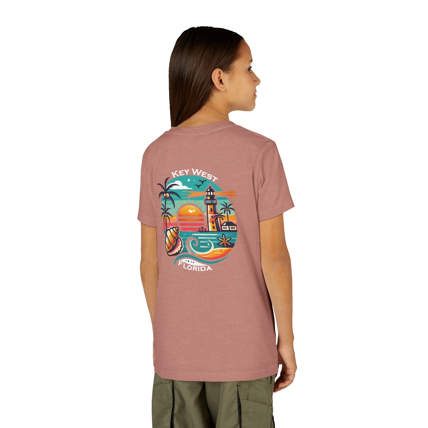 Vibrant Key West Youth Short Sleeve Tee