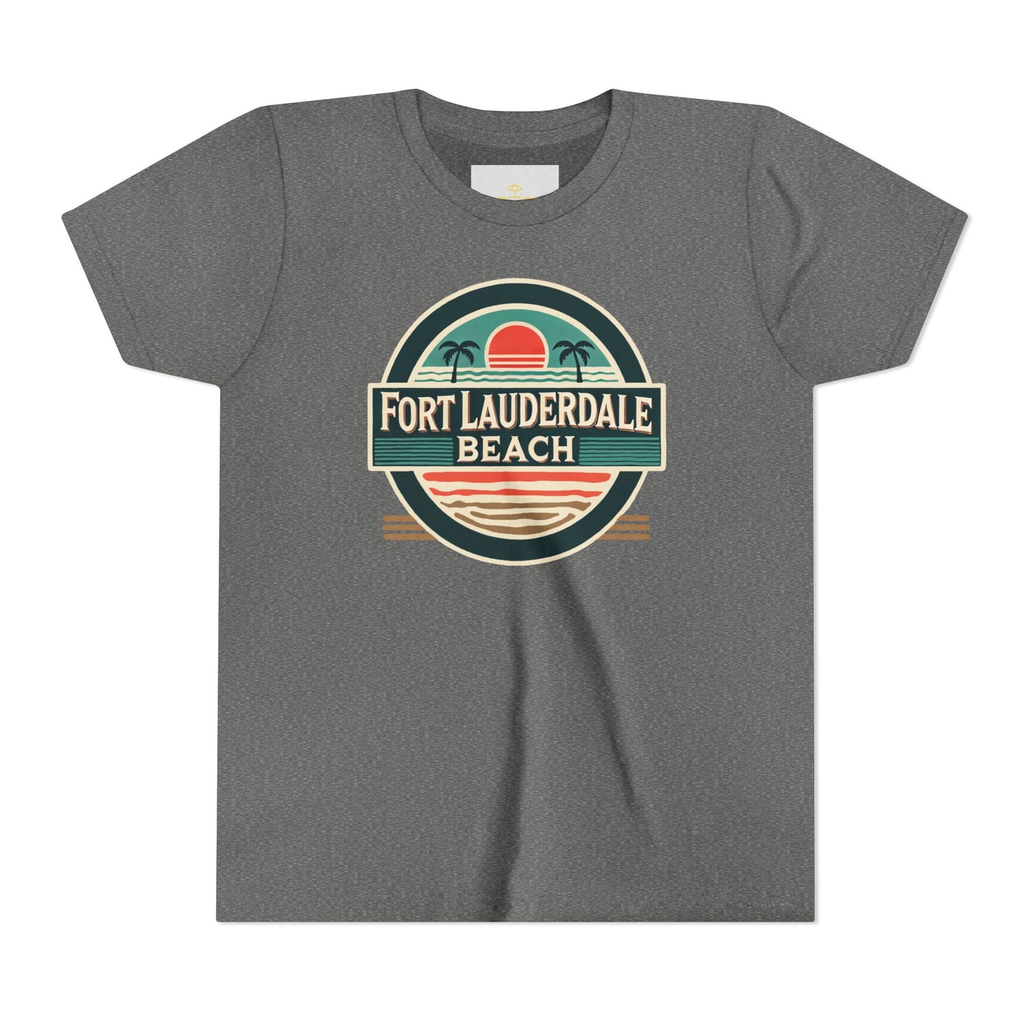 Vintage Fort Lauderdale Unisex Youth Short Sleeve Tee
