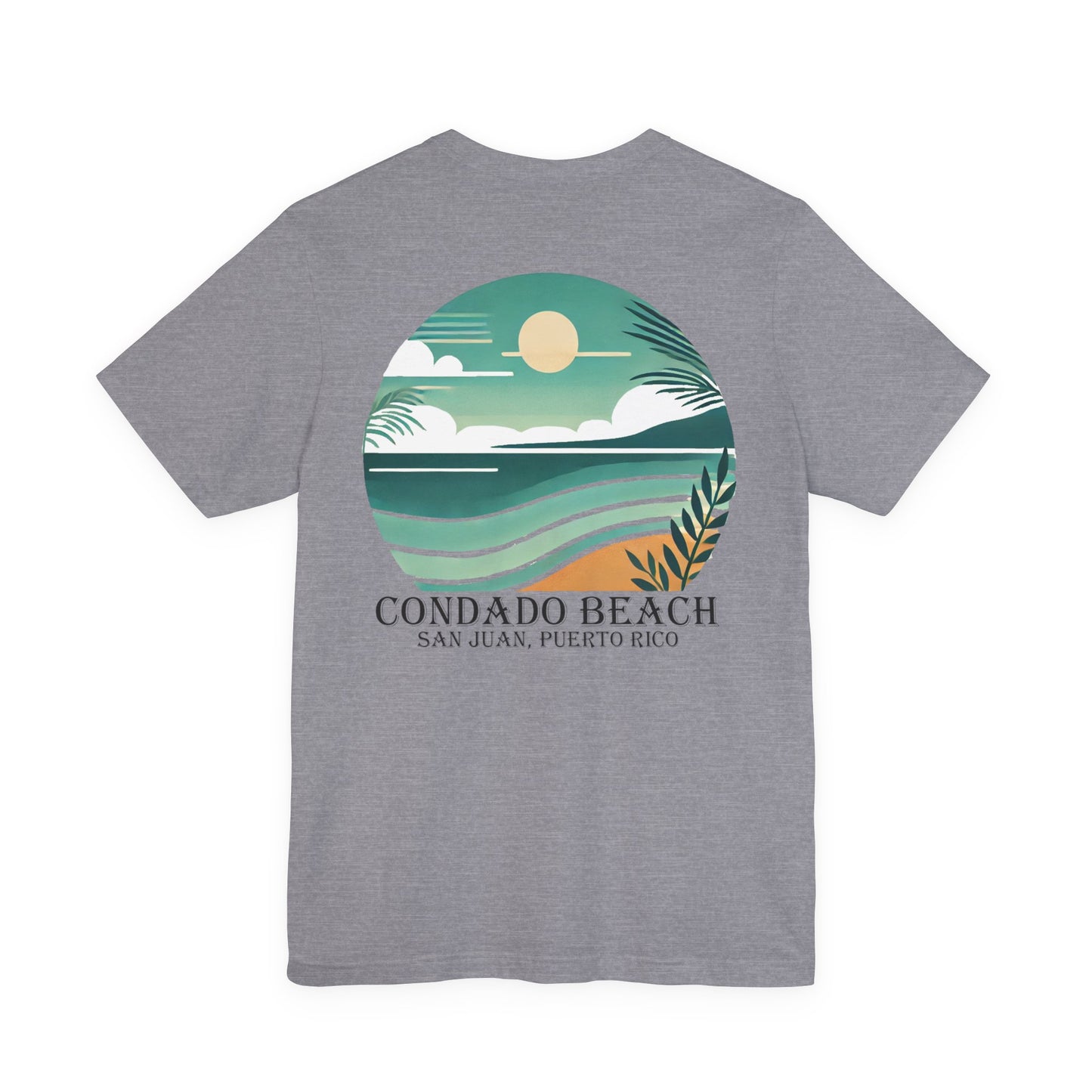 Coastal Vibes Condado Beach Unisex Jersey Short Sleeve Tee