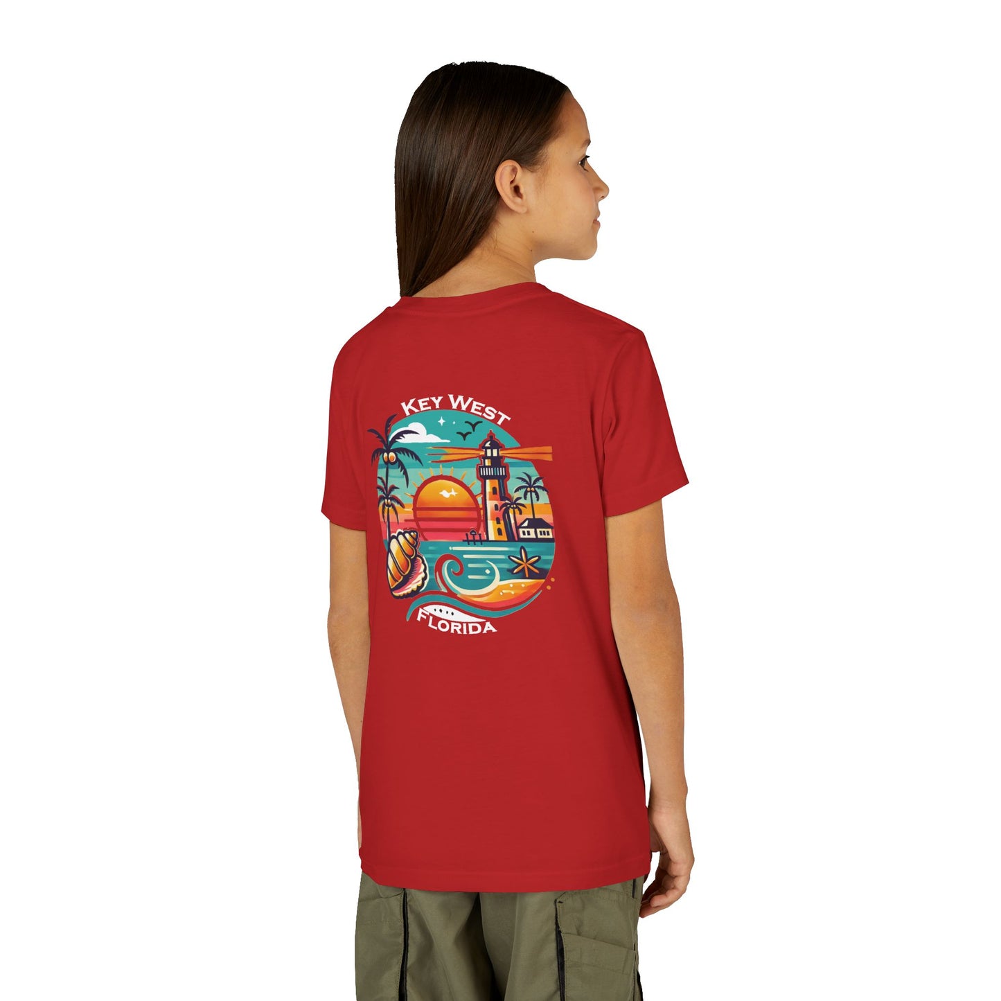 Vibrant Key West Youth Short Sleeve Tee