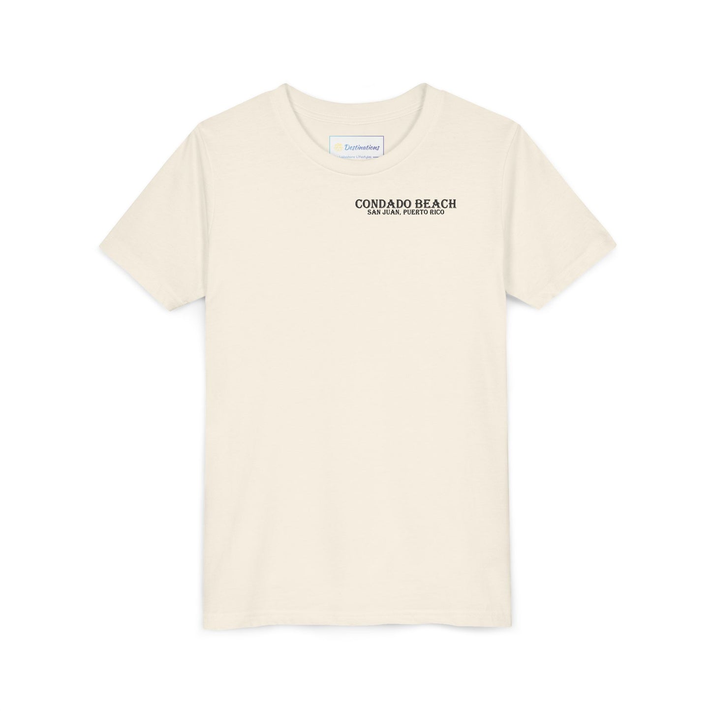 Coastal Vibes Condado Beach Unisex Youth Short Sleeve Tee