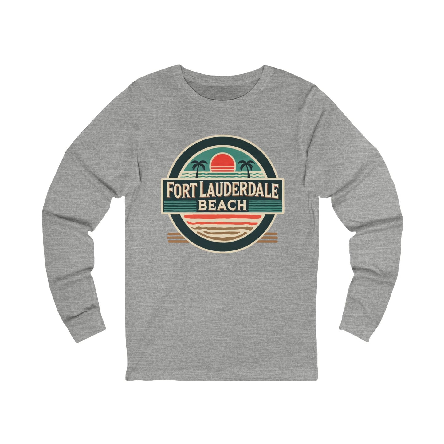 Vintage Fort Lauderdale Unisex Jersey Long Sleeve Tee