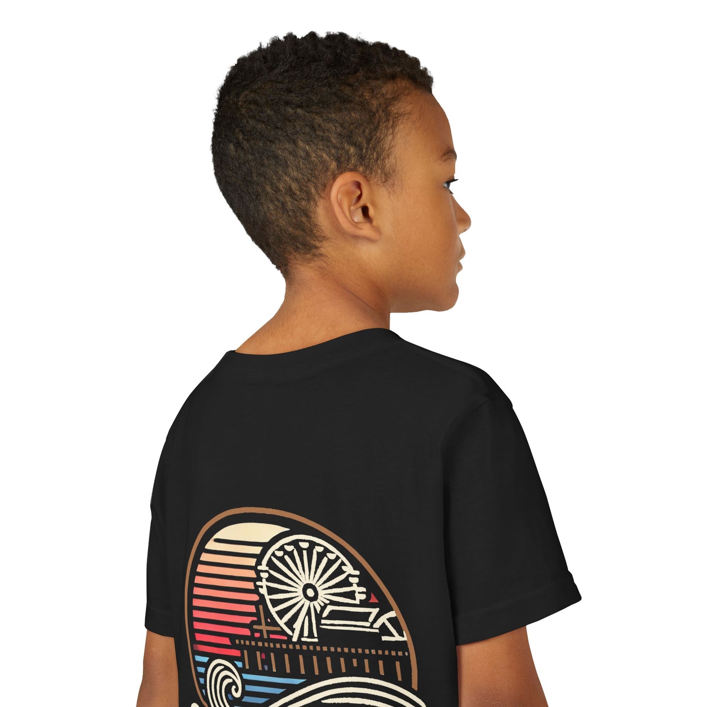 Vibrant Santa Monica Youth Short Sleeve Tee