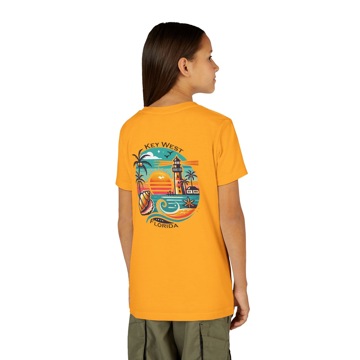 Vibrant Key West Youth Short Sleeve Tee