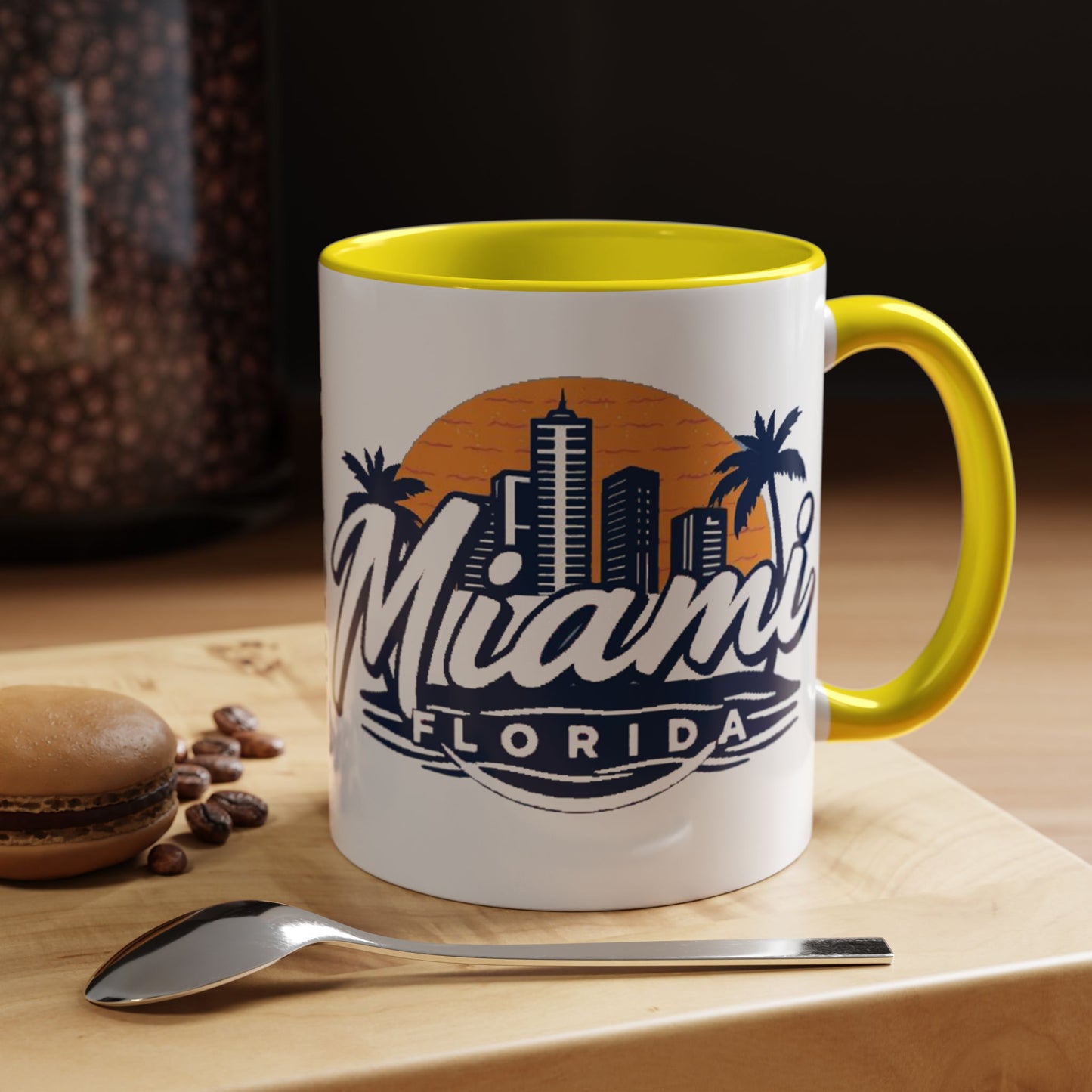 Retro Miami Accent Coffee Mug