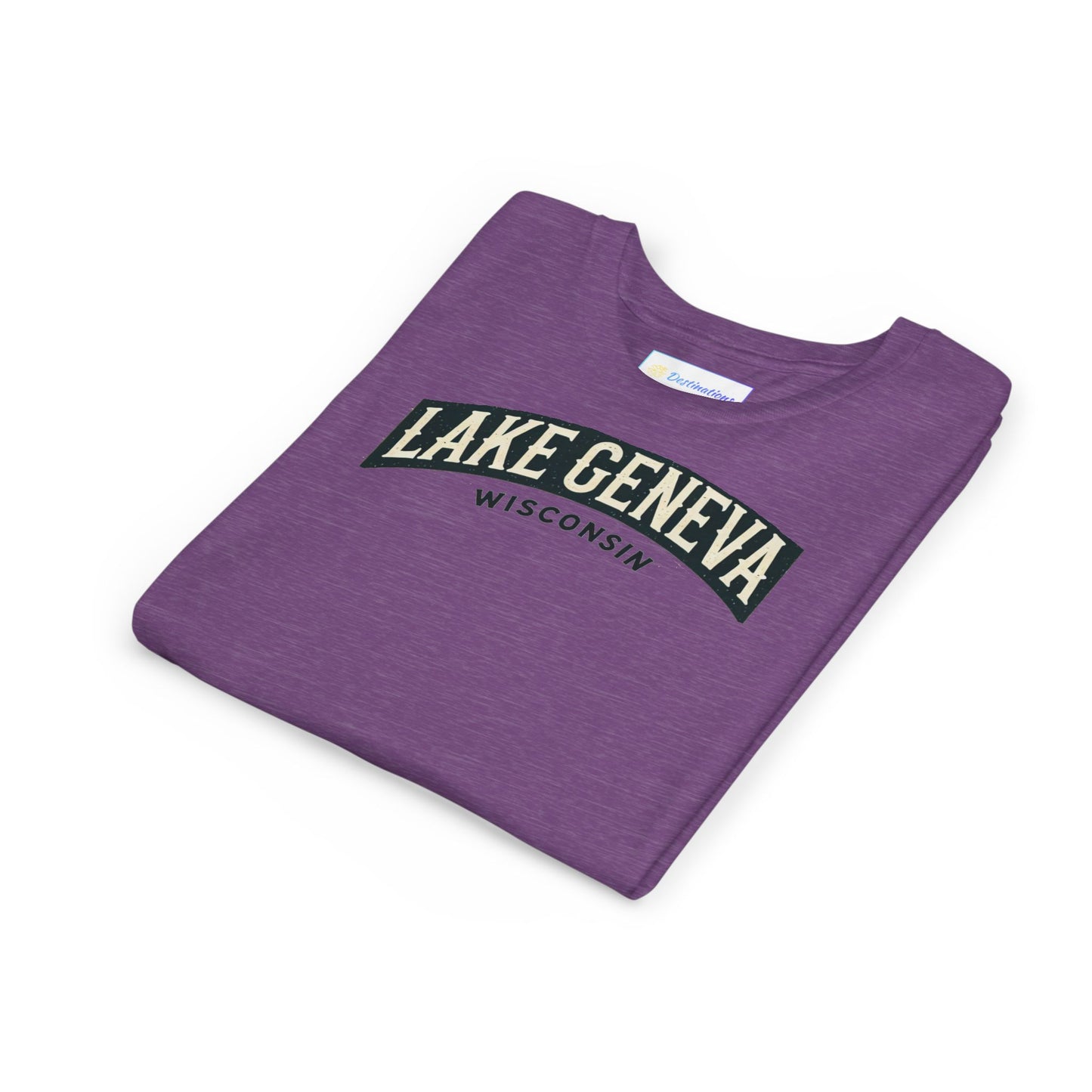 Vintage Lake Geneva Unisex Youth Short Sleeve Tee