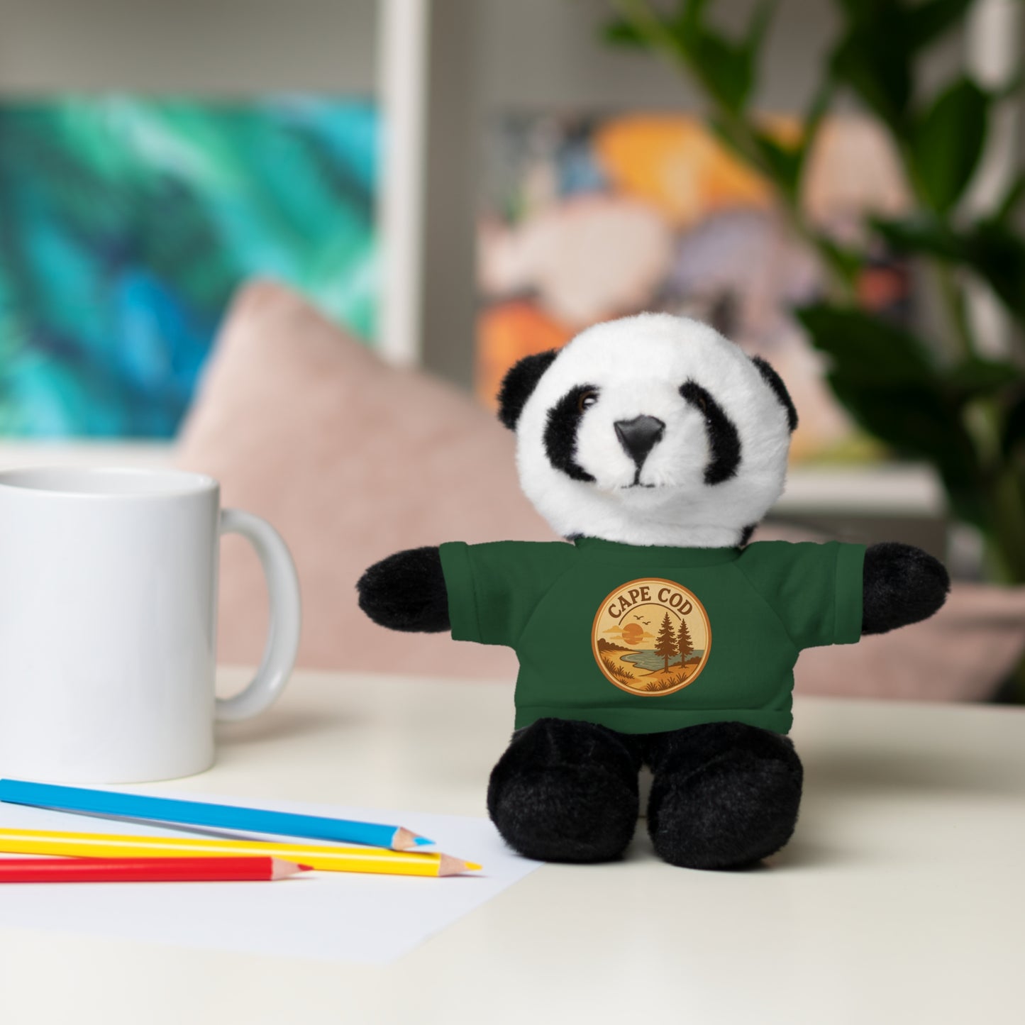 Rustic Cape Cod Stuffed Animals with Tee