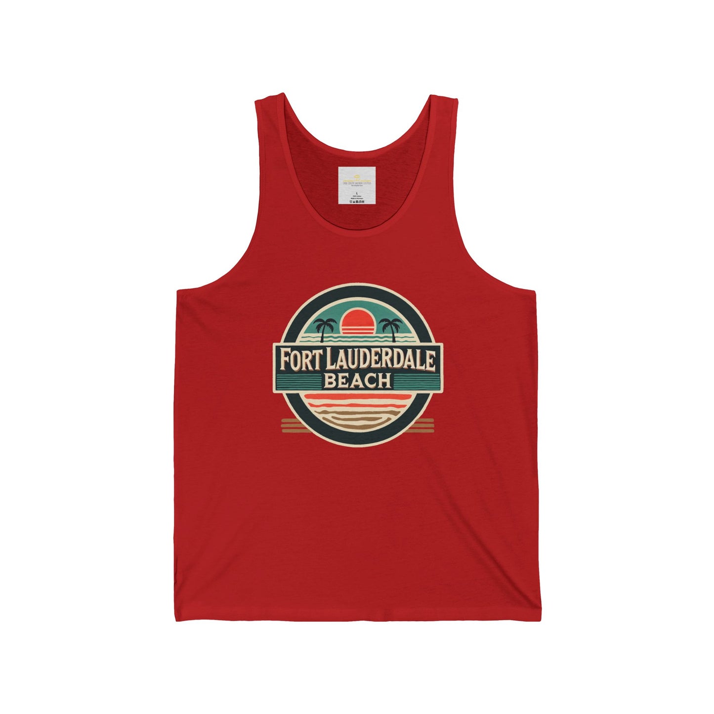 Vintage Fort Lauderdale Unisex Jersey Tank