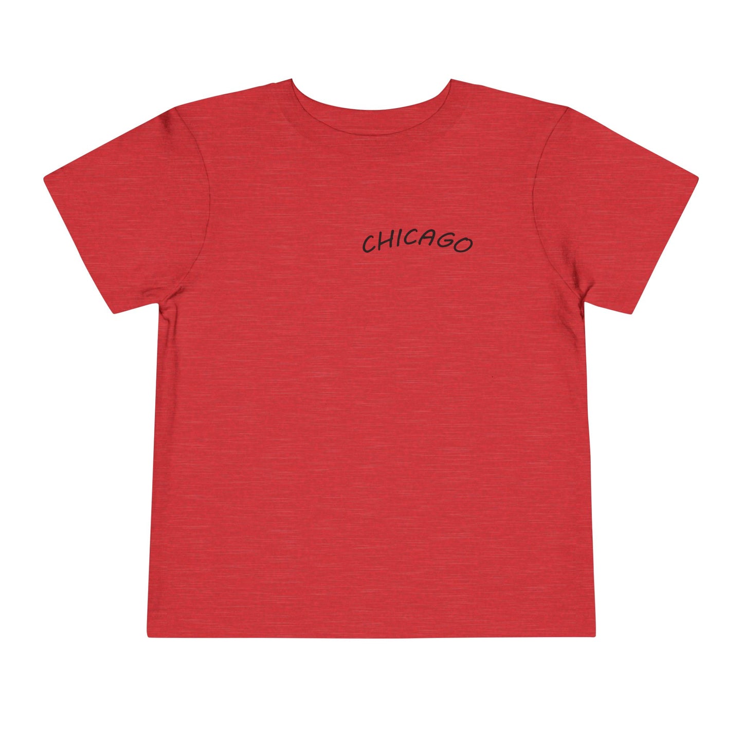 Retro Chicago Sunset Unisex Toddler Short Sleeve Tee