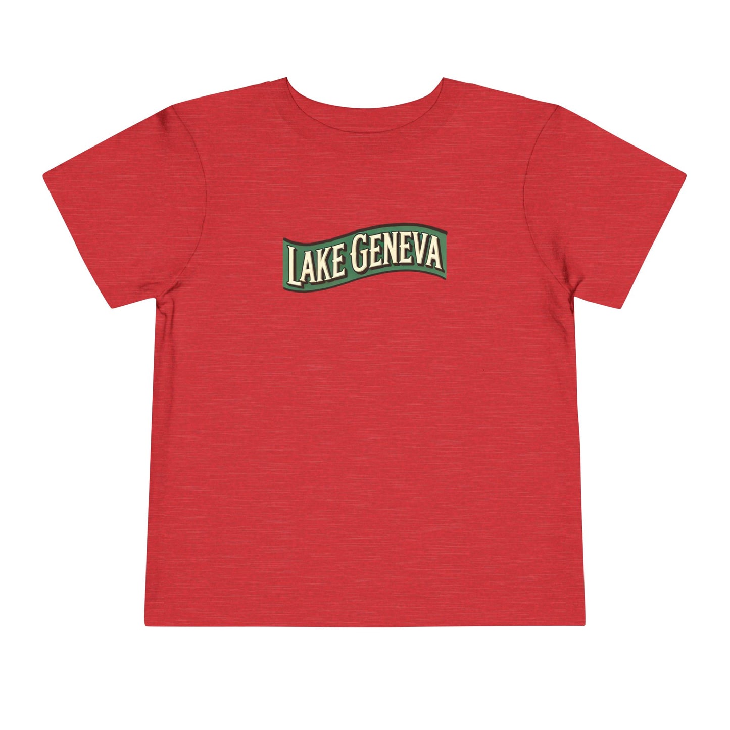 Retro Lake Geneva Unisex Toddler Short Sleeve Tee